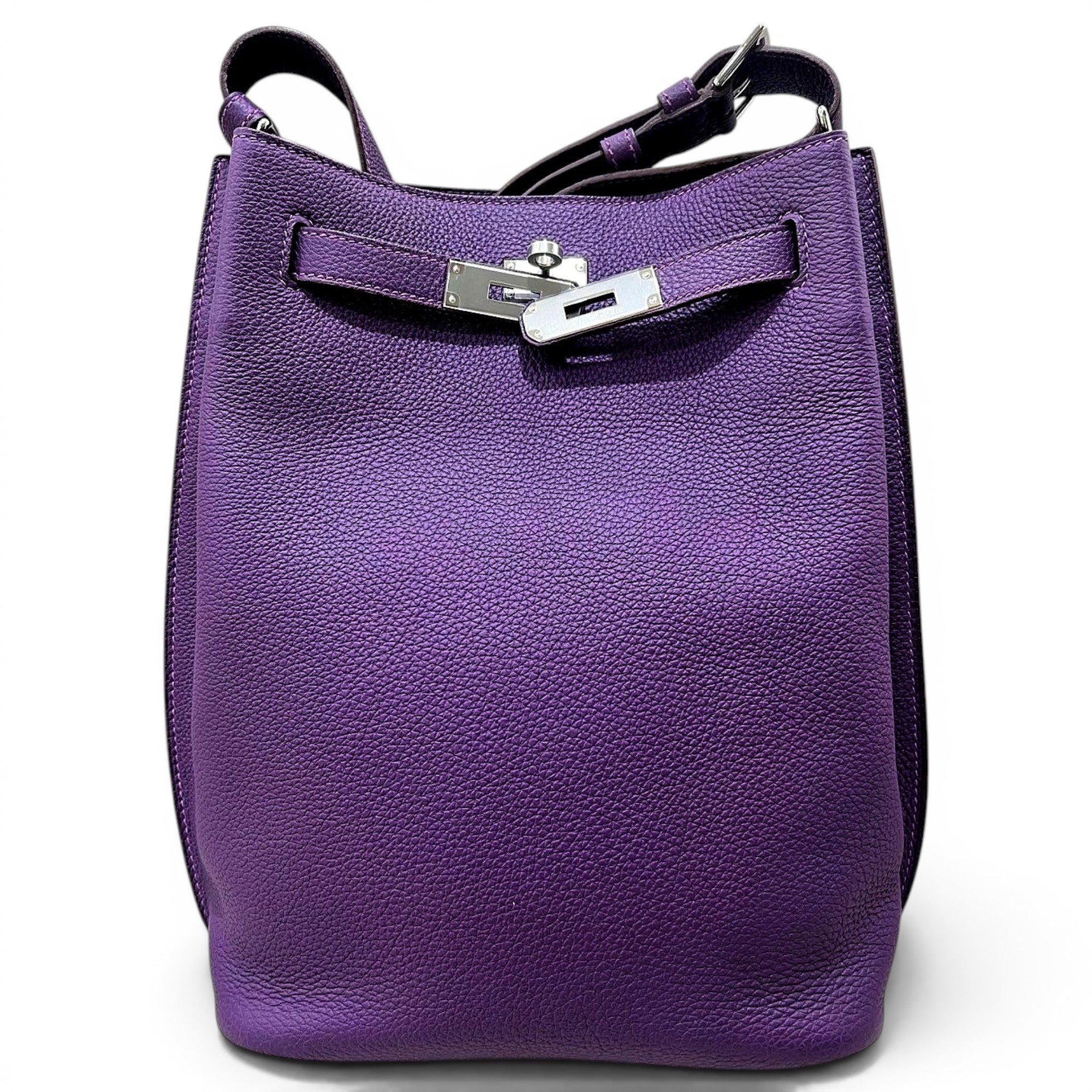 So Kelly leather handbag