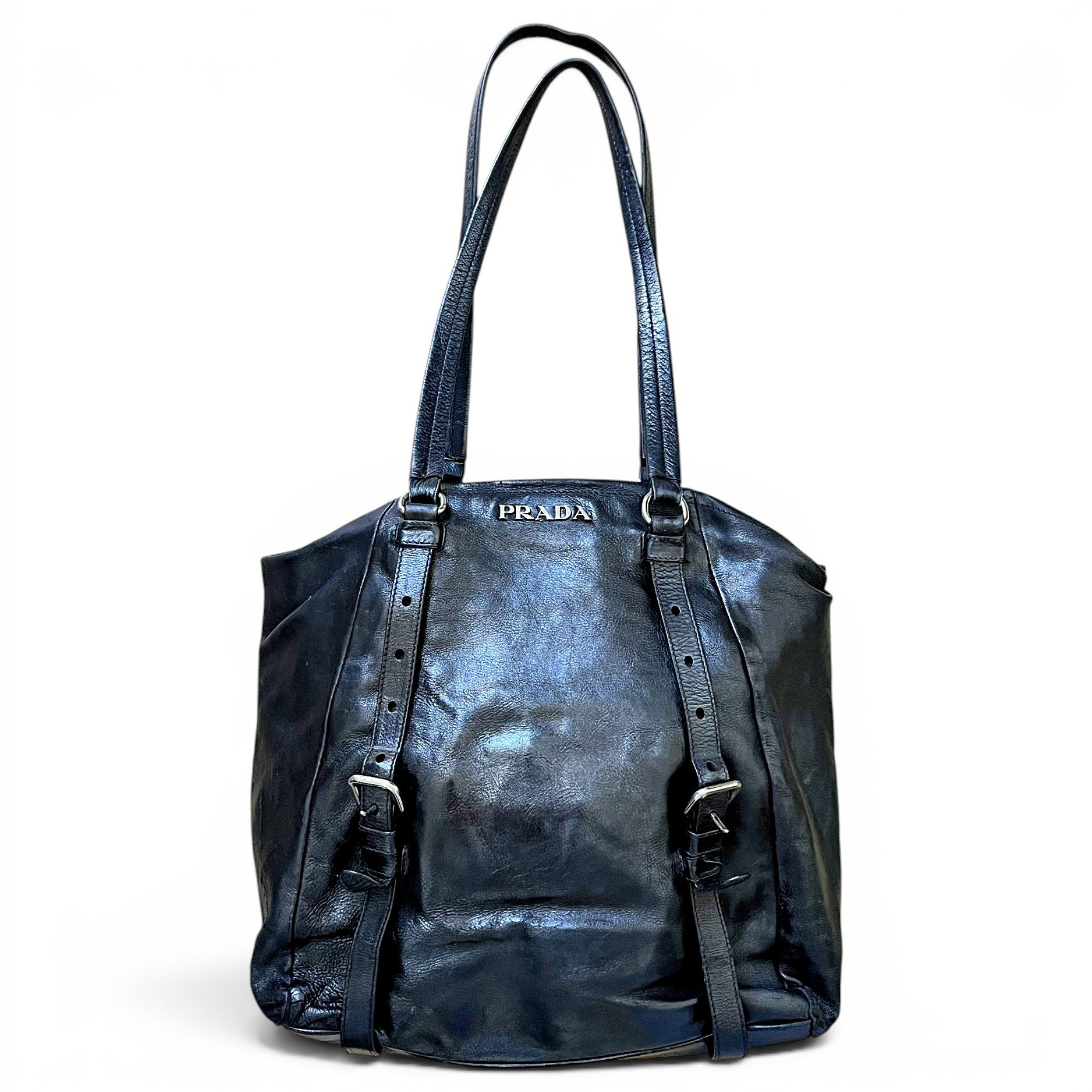 Leather handbag