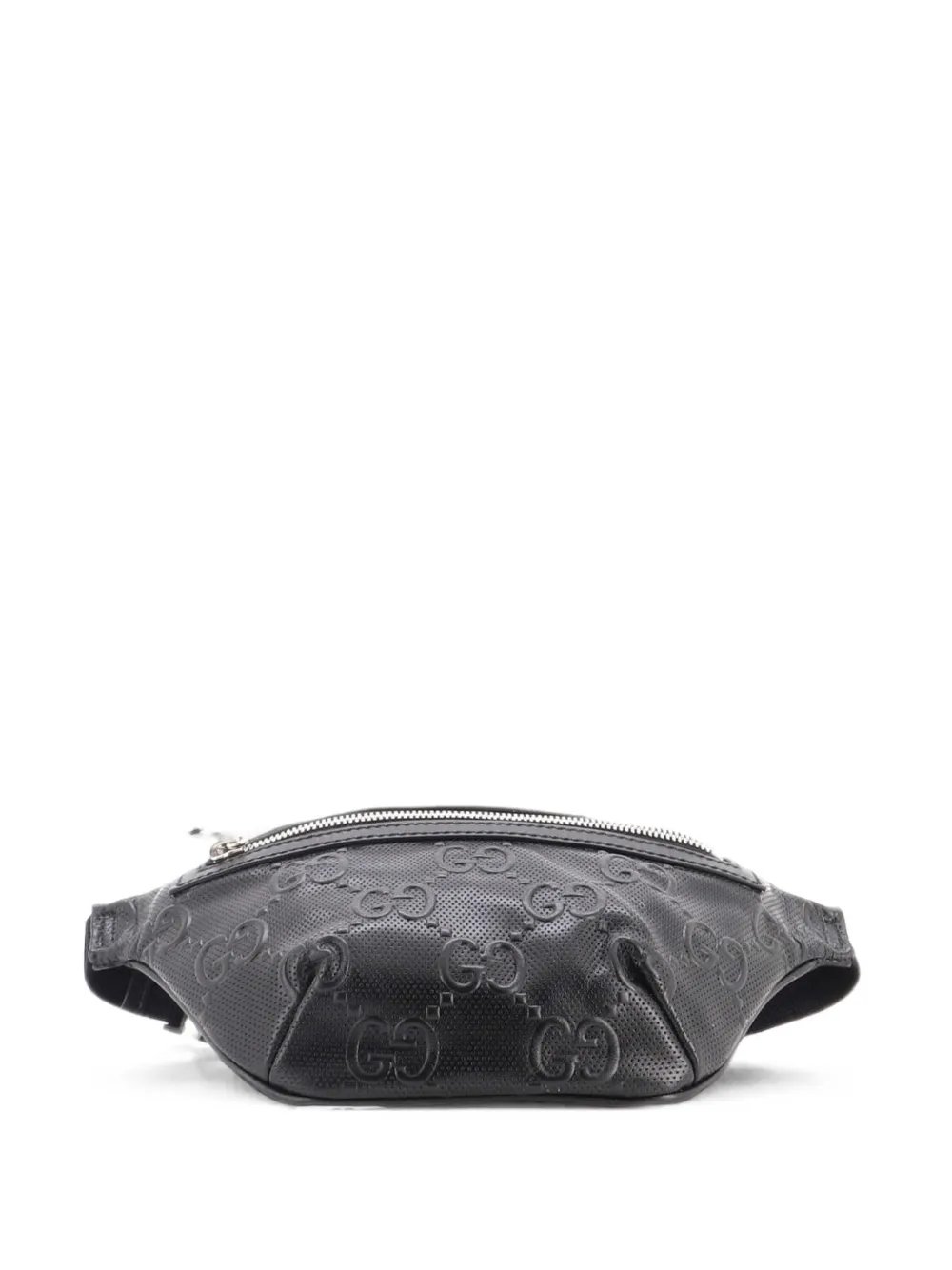 GG Embossed Perforated Leather Small belt bag