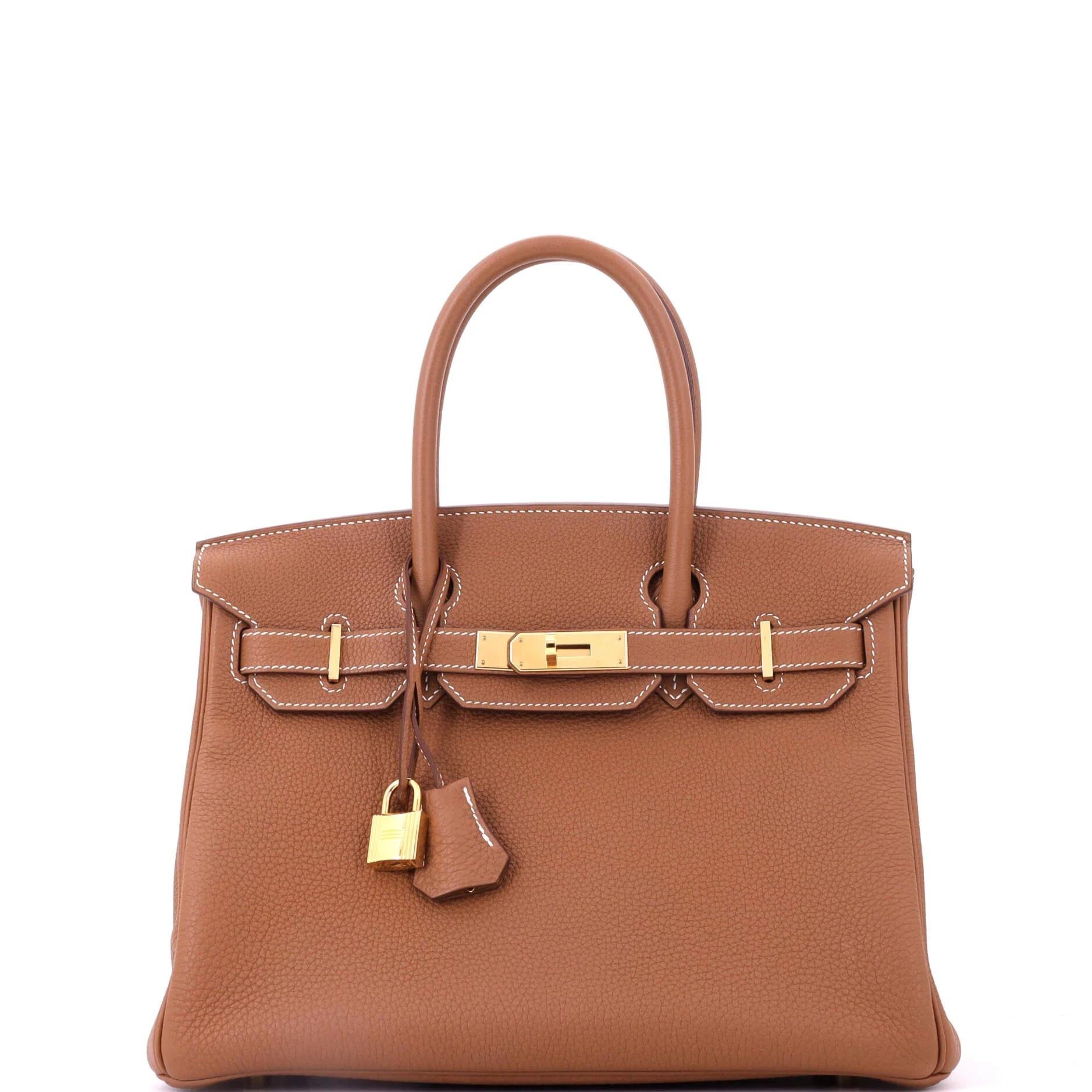 Birkin 30 leather tote