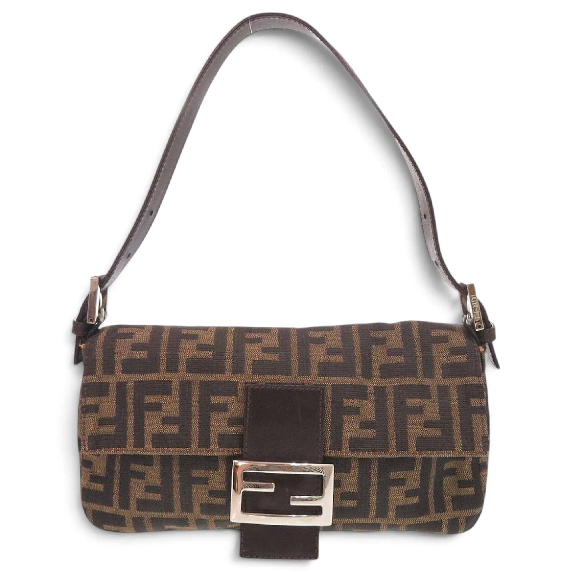 Pocket leather handbag