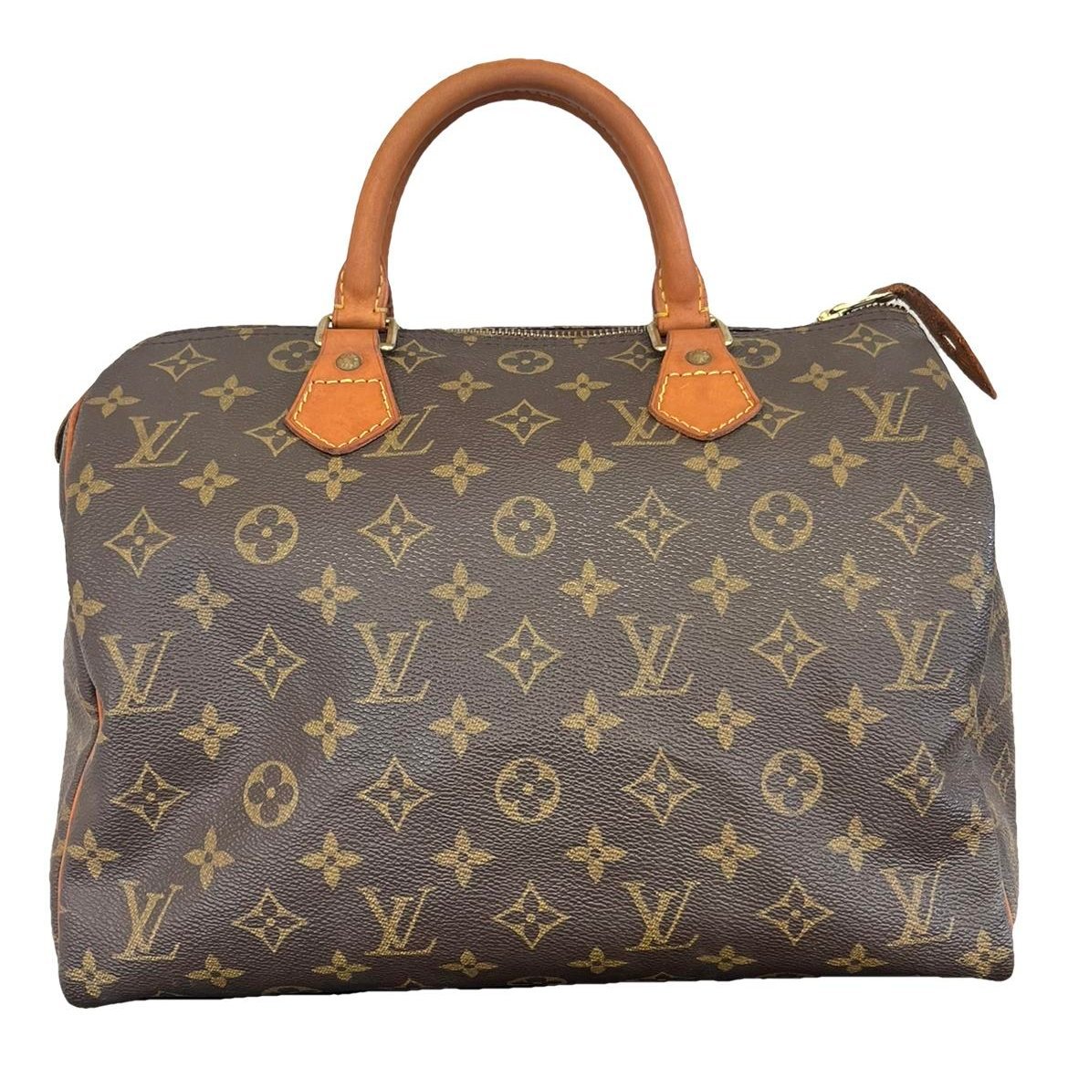 Speedy leather handbag