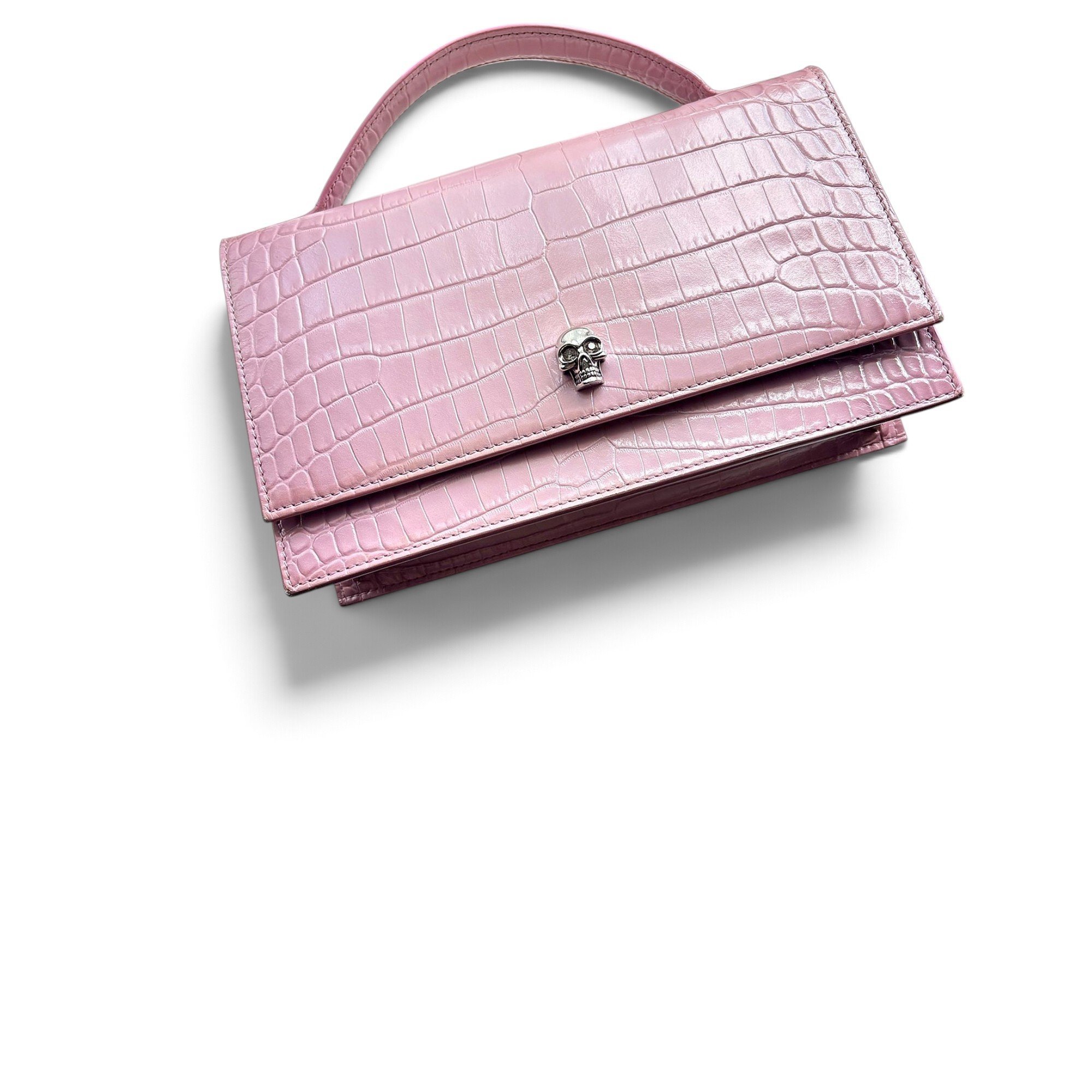 Alexander McQueen Skull leather handbag