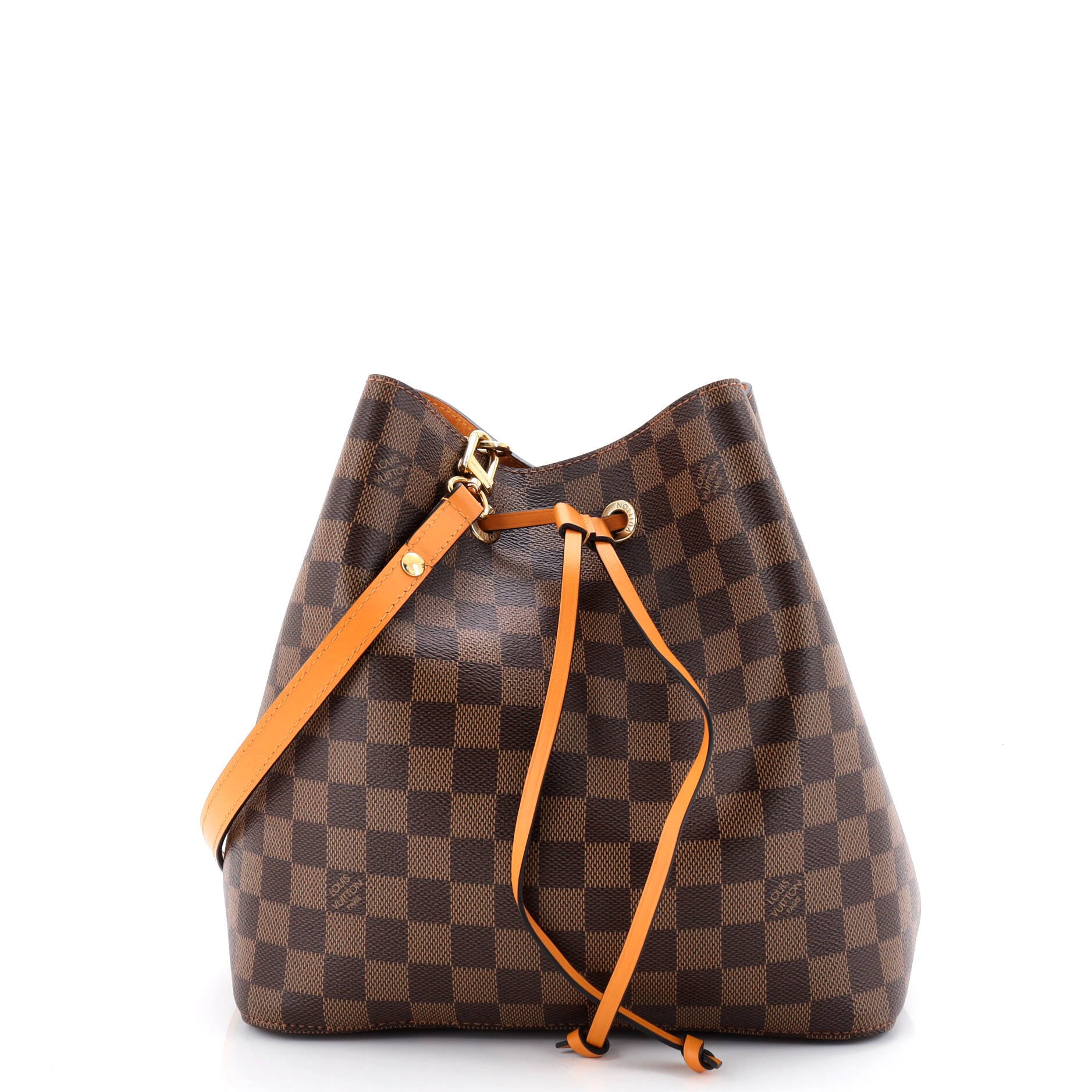 Louis Vuitton NeoNoe Handbag Damier with Leather MM