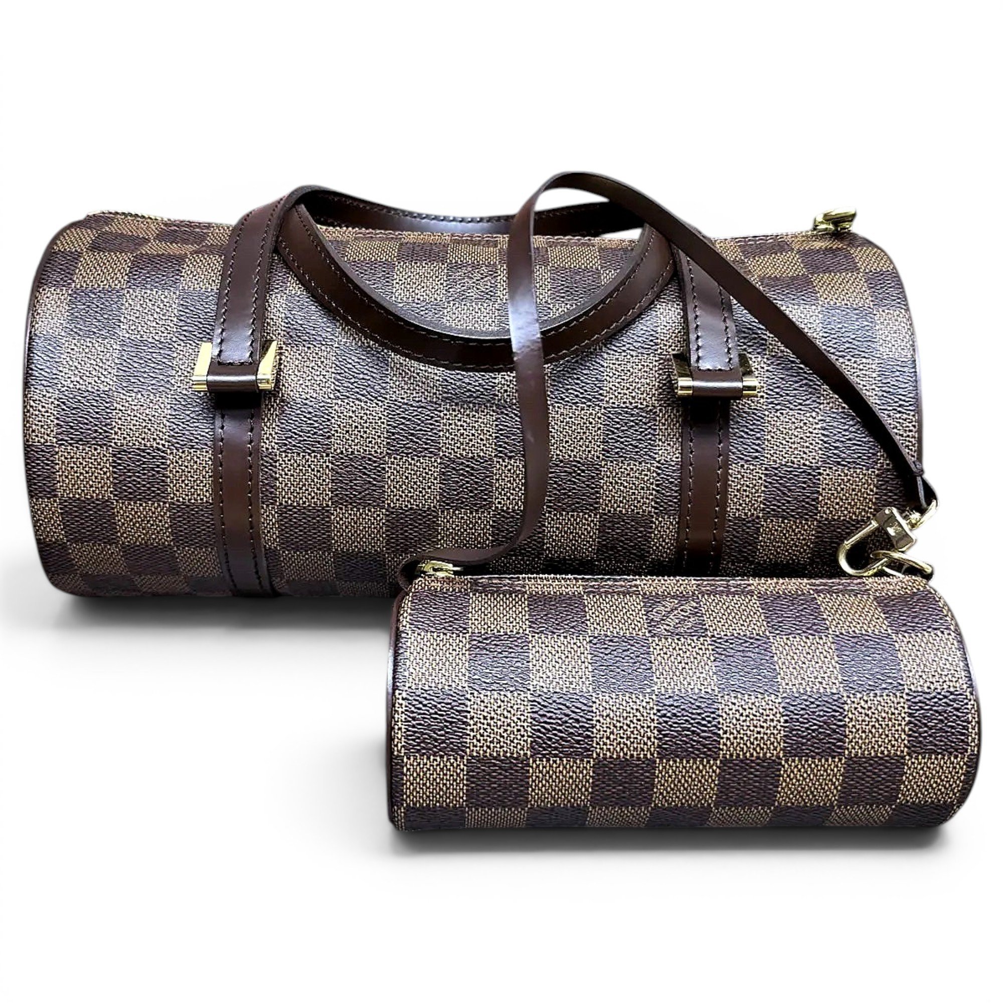Papillon vinyl handbag