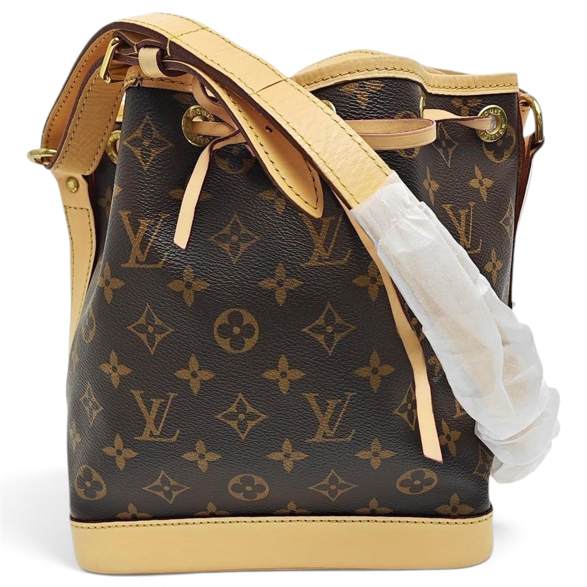 Nano Noé leather handbag