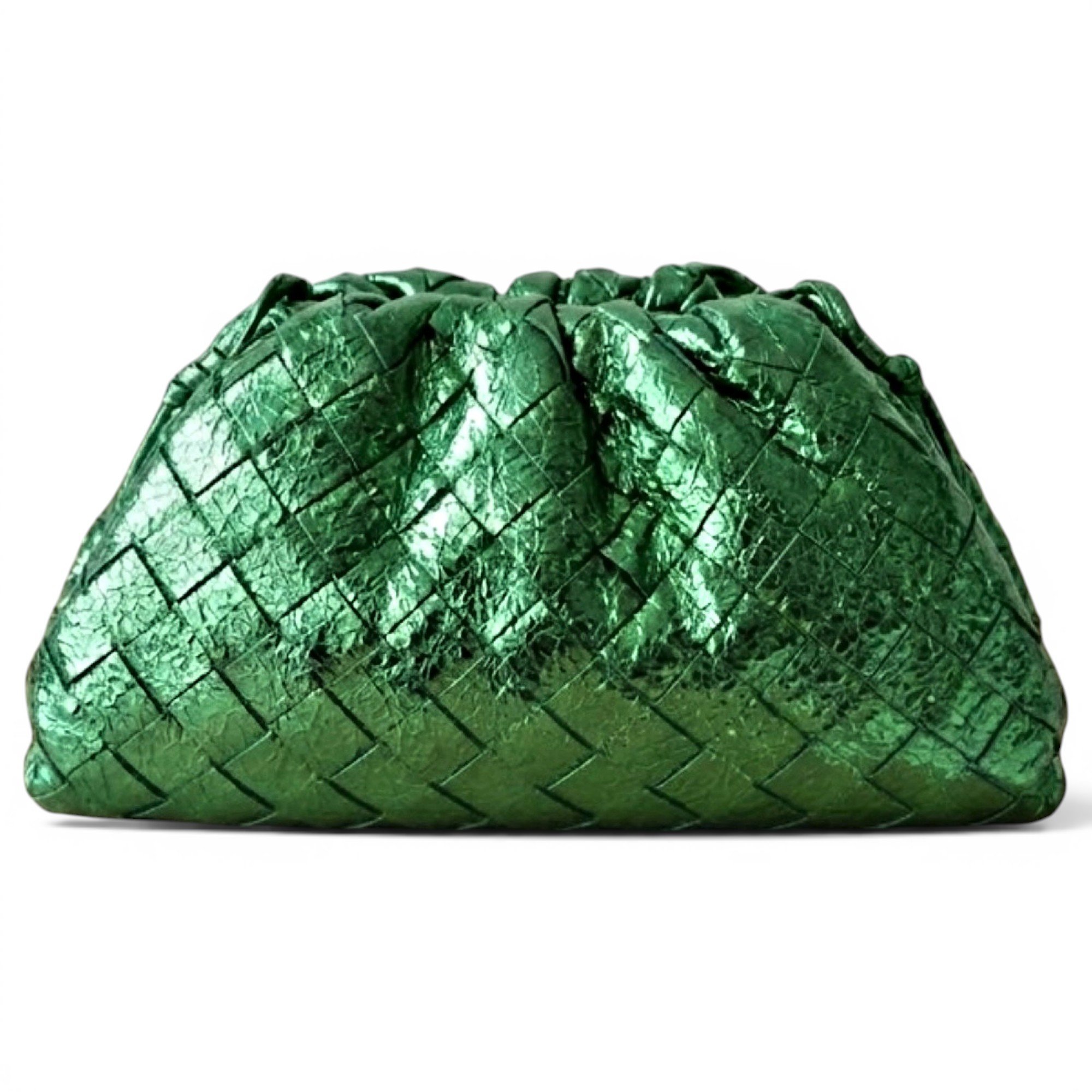 Pouch leather handbag