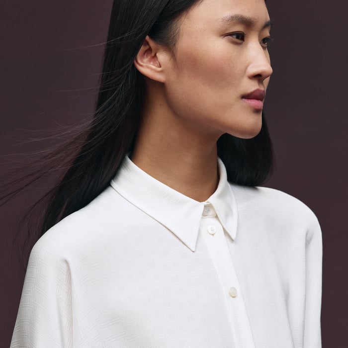 Blanc Cassé Silk Blouse