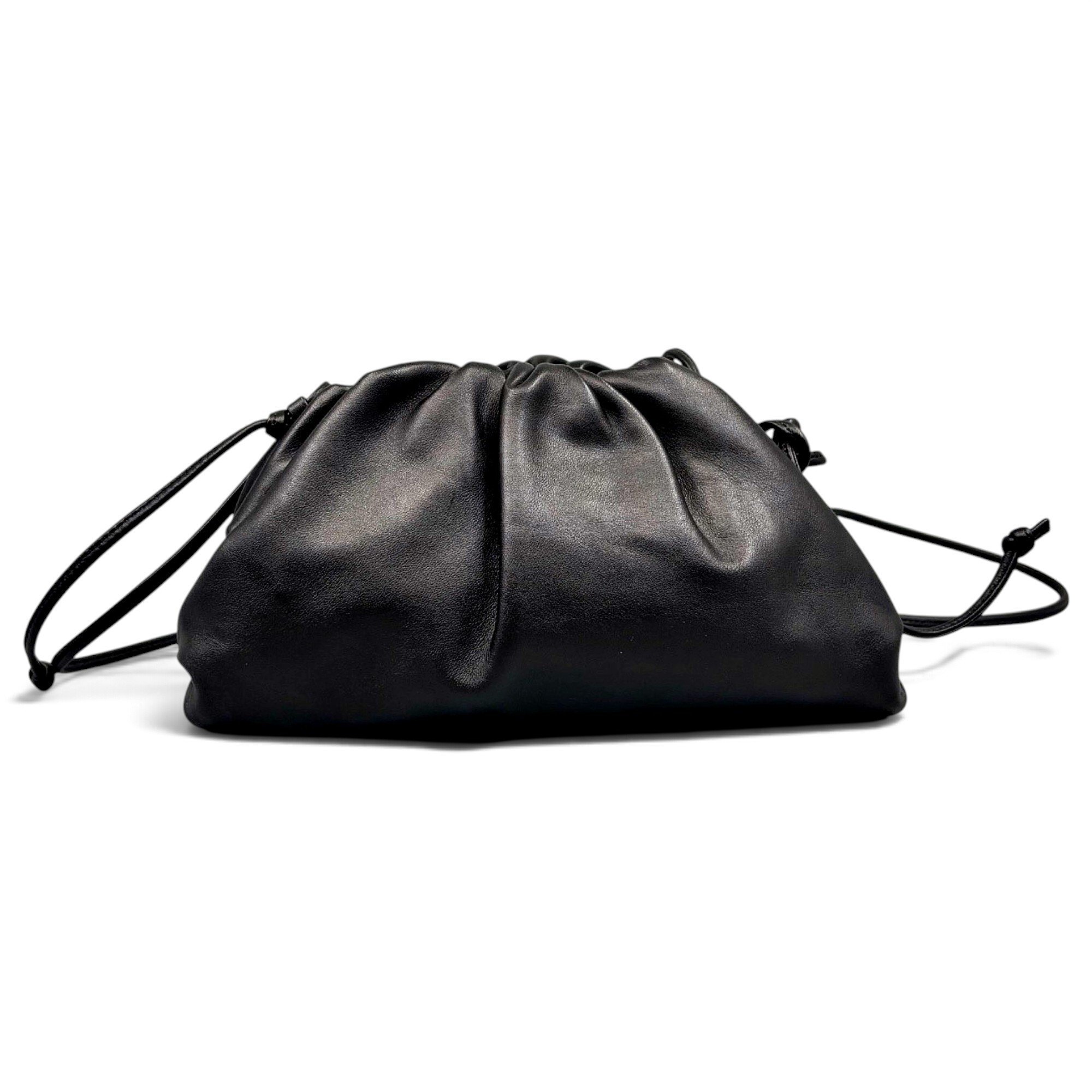Pouch leather crossbody bag
