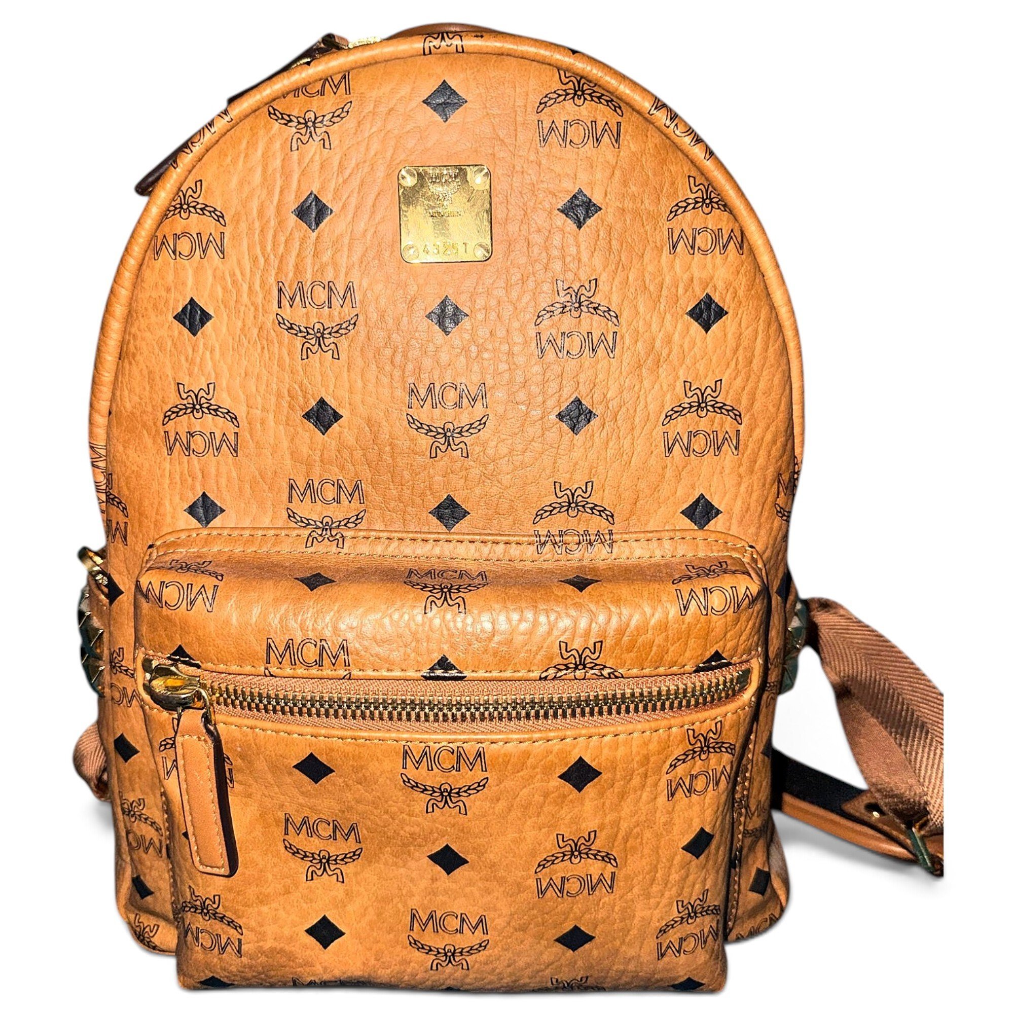 Stark leather backpack