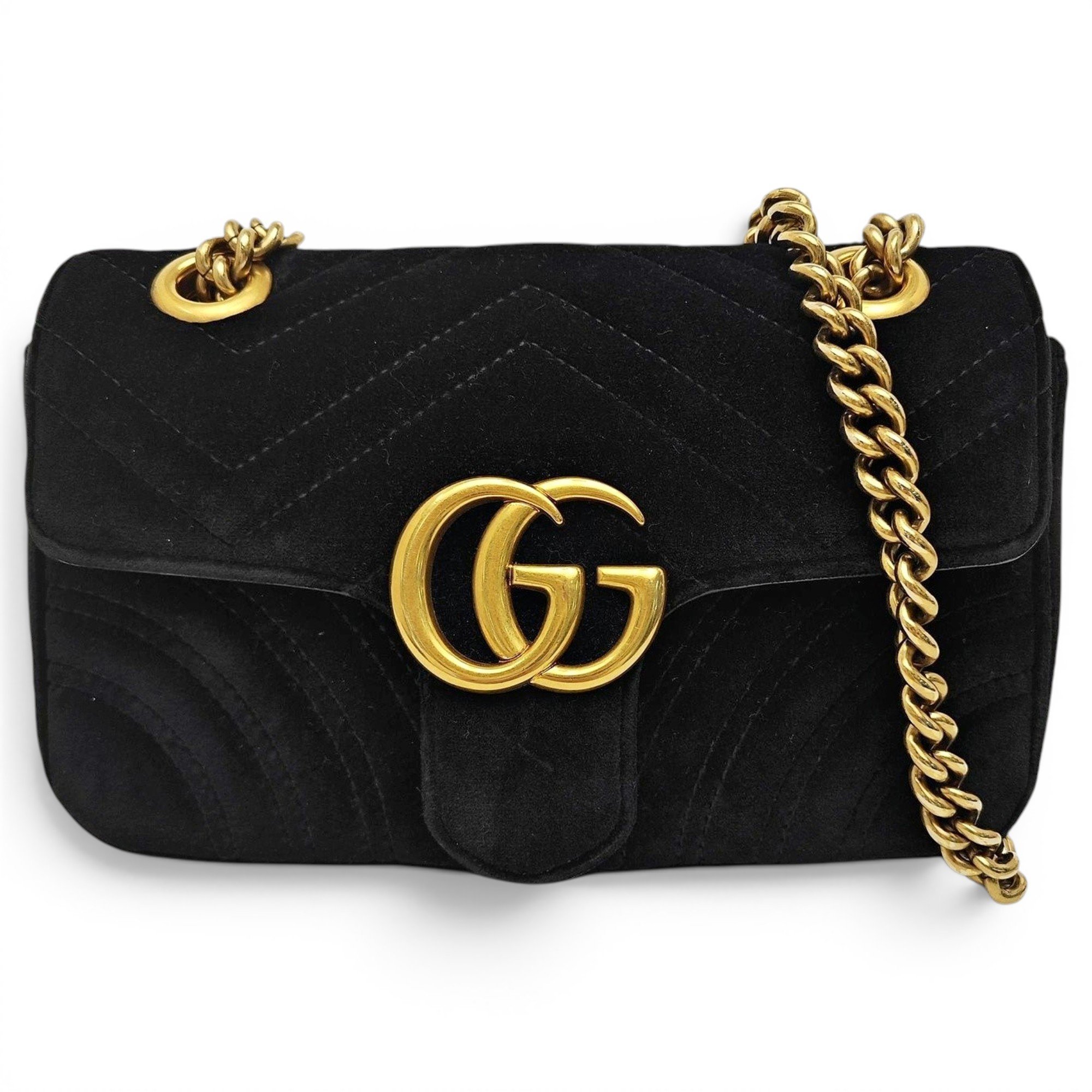 GG Marmont velvet handbag