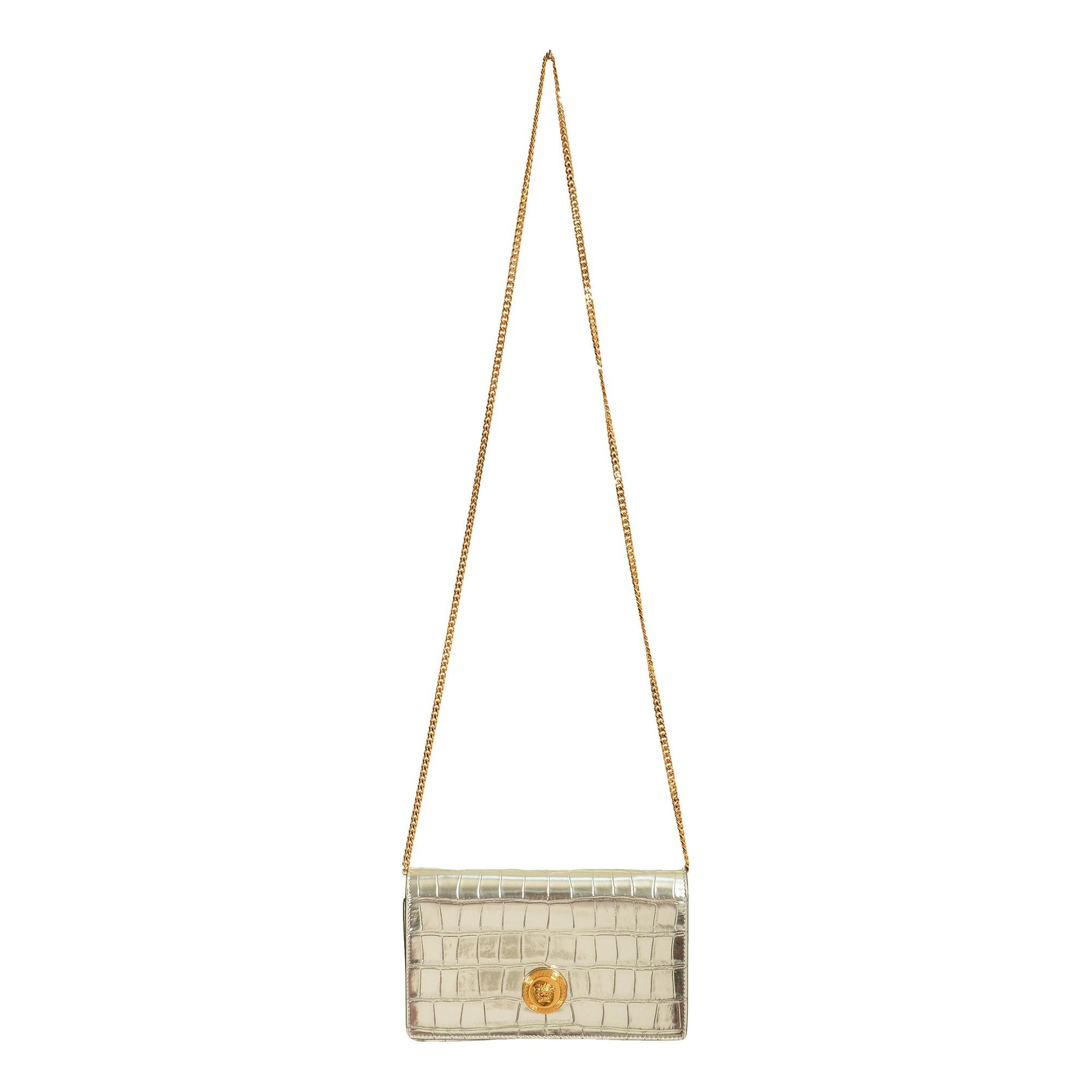 Versace La Medusa leather handbag