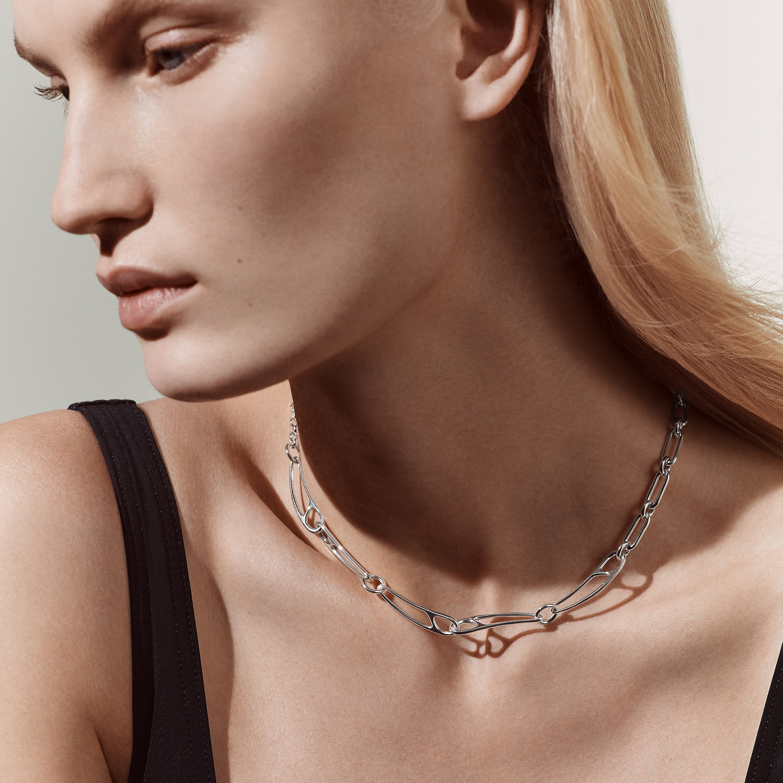 Chaine d'ancre Punk necklace, medium model
