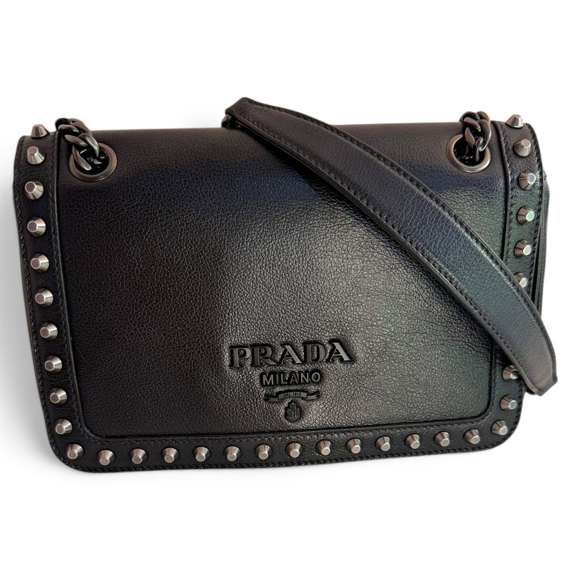Leather handbag
