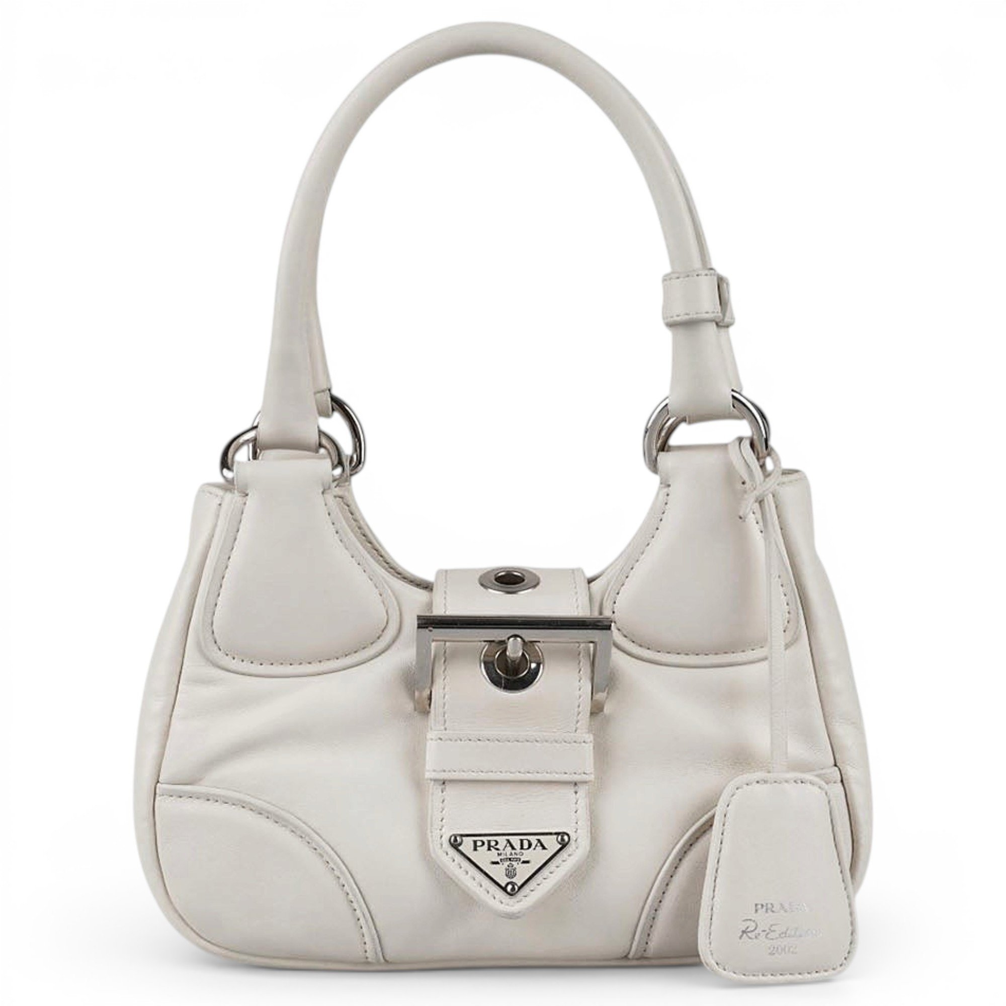 Re-edition leather crossbody bag