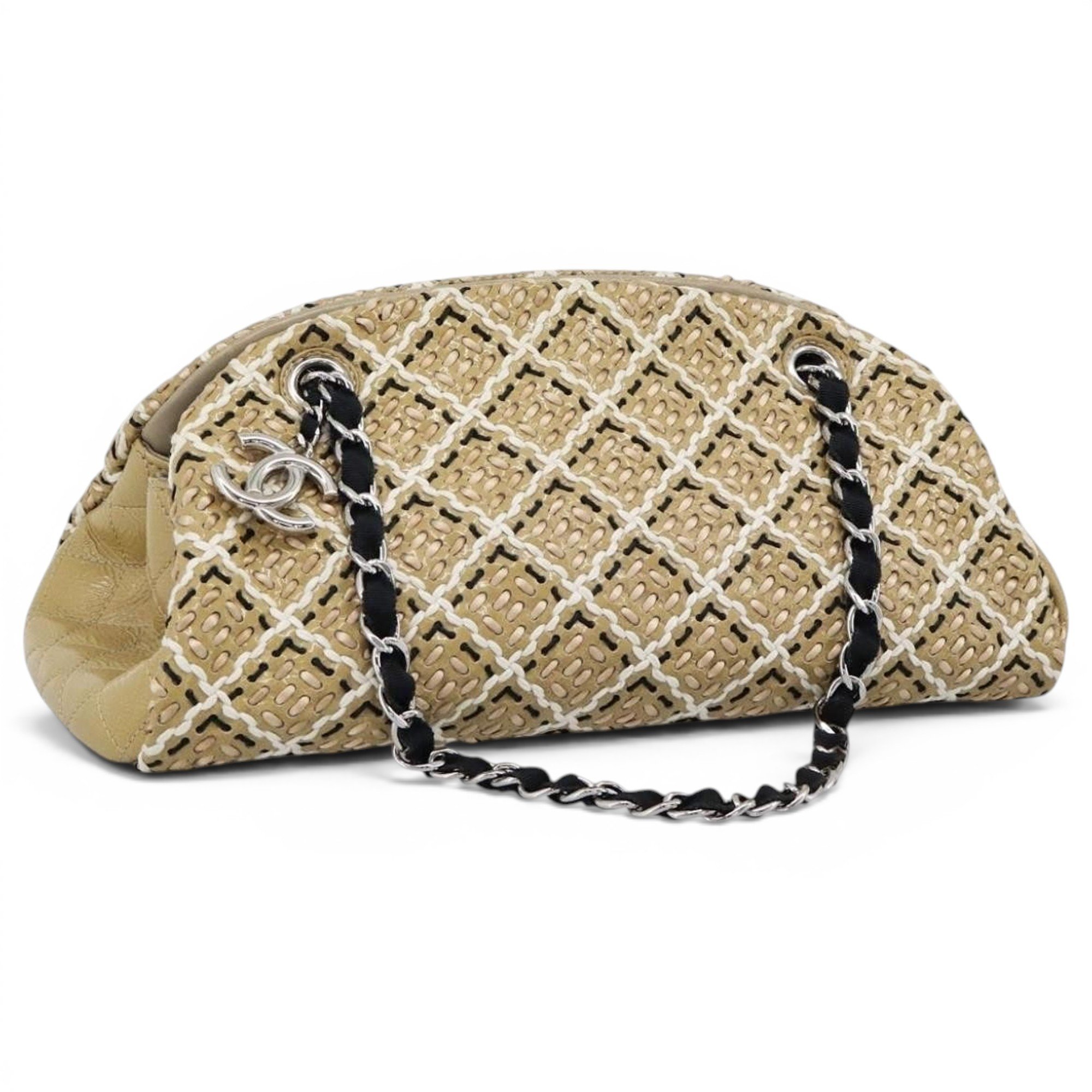 Mademoiselle patent leather handbag