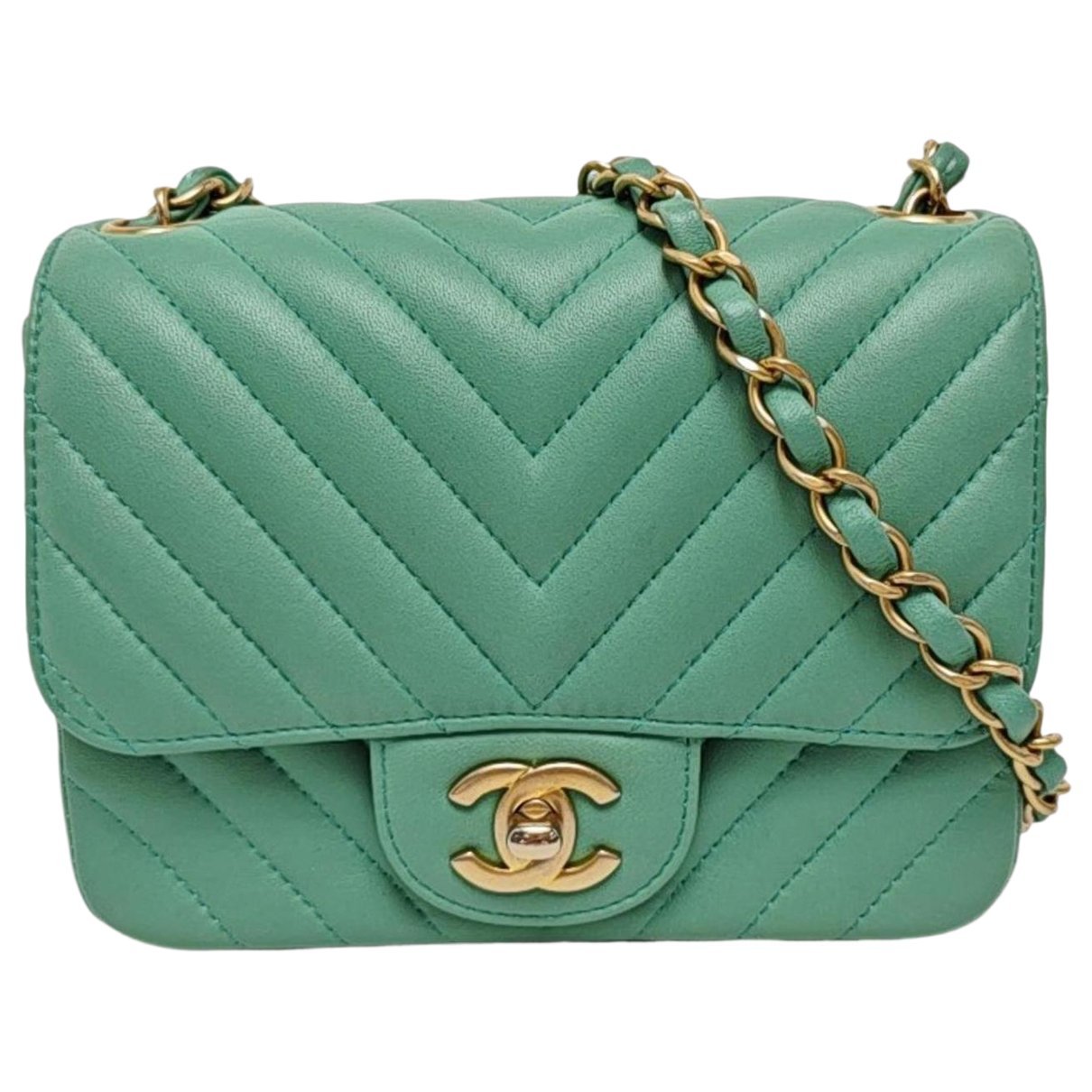Leather mini bag