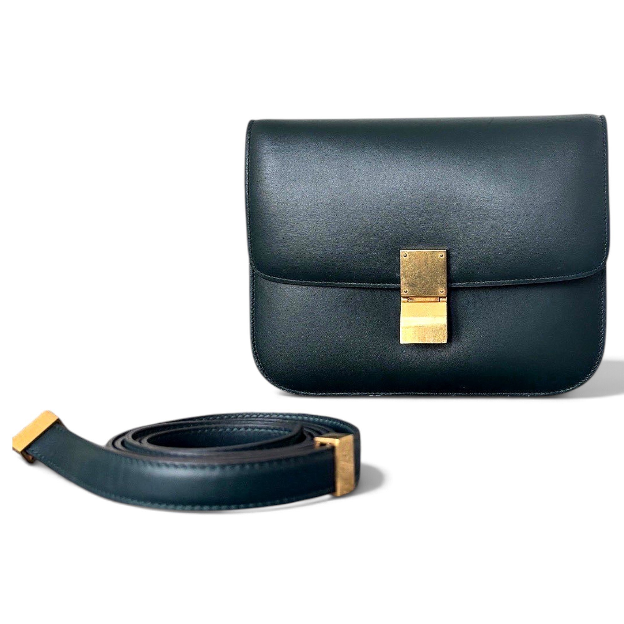 Classic leather handbag