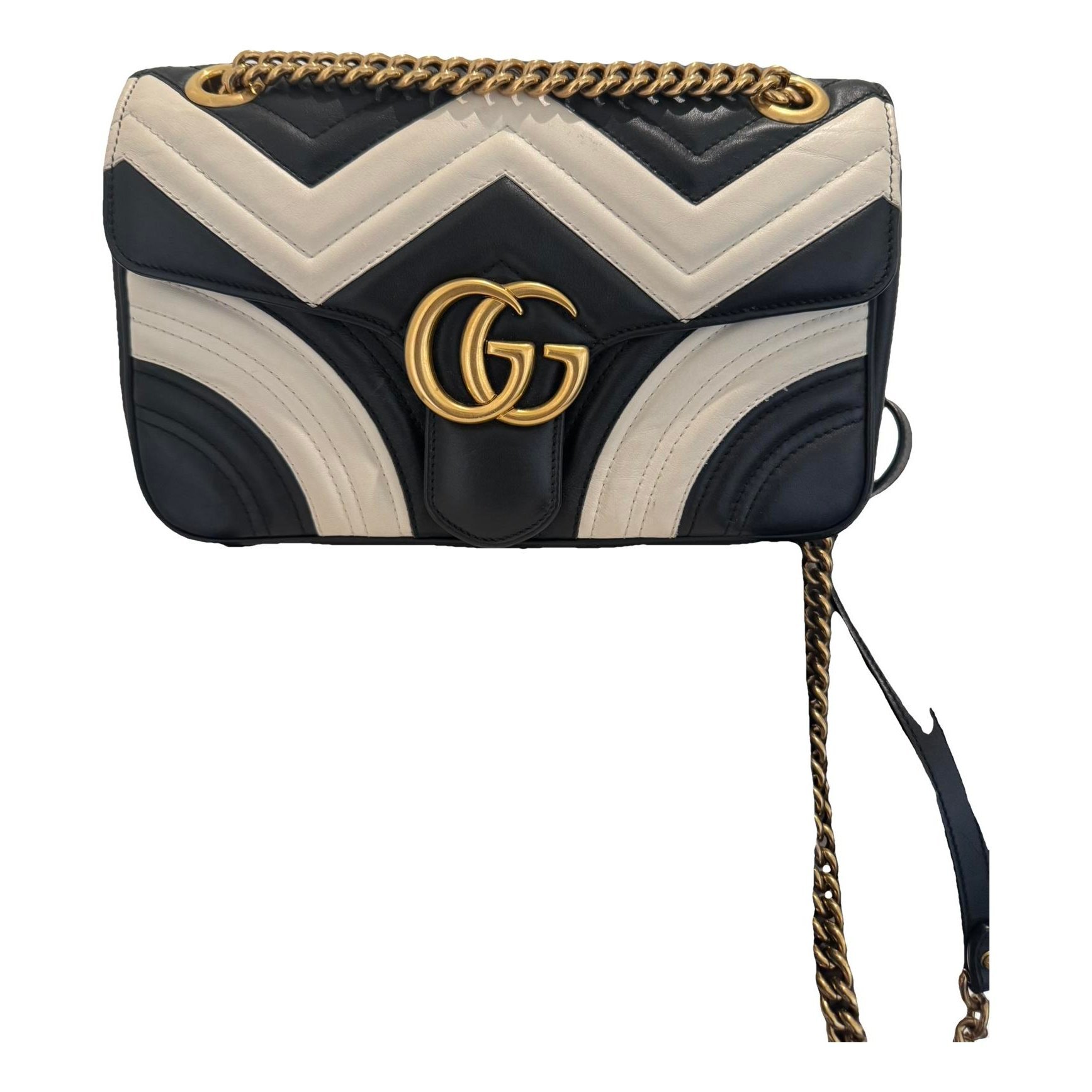 GG Marmont Flap leather crossbody bag