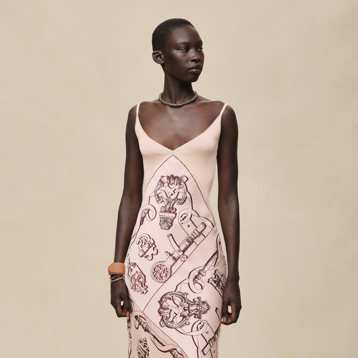 Rose Opaline "Ferronnerie Remix" Dress