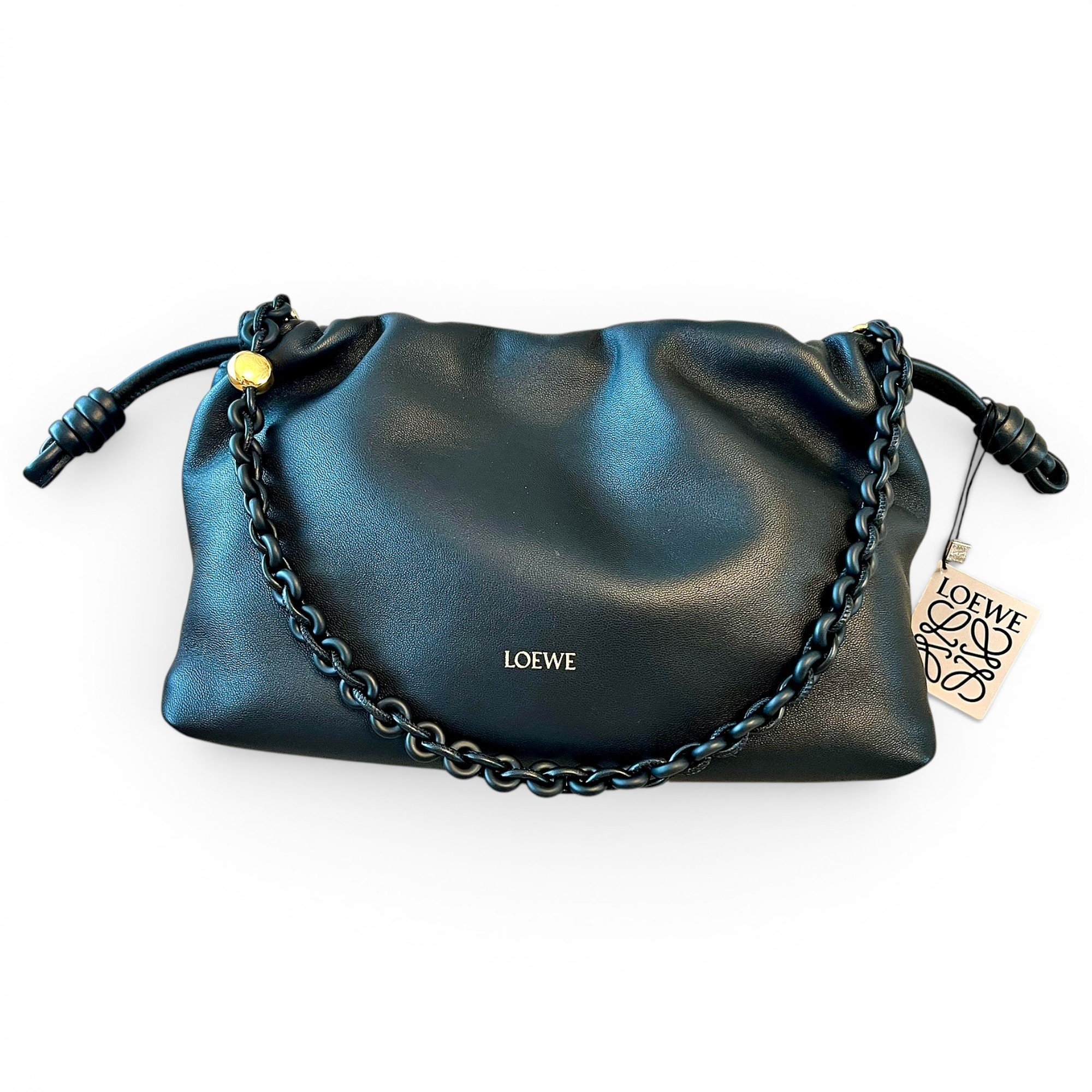 Flamenco leather handbag