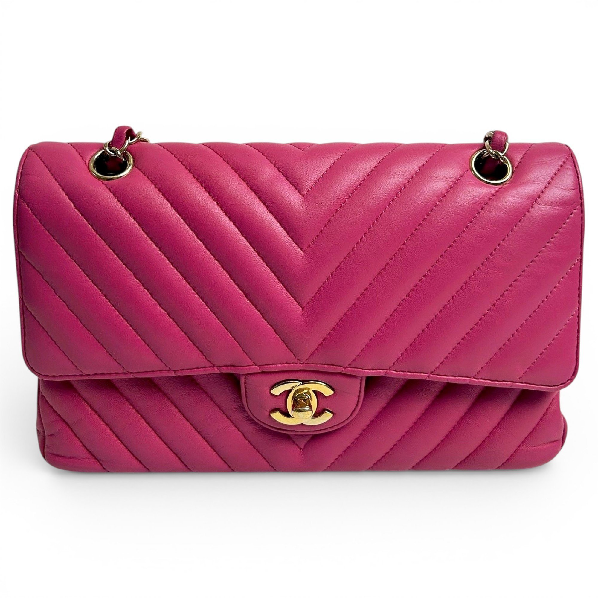Trendy CC Flap leather handbag