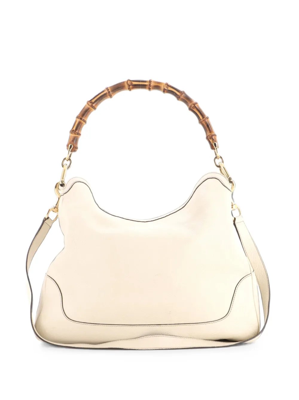 Diana Bamboo Shoulder Bag Leather Medium hobo bag