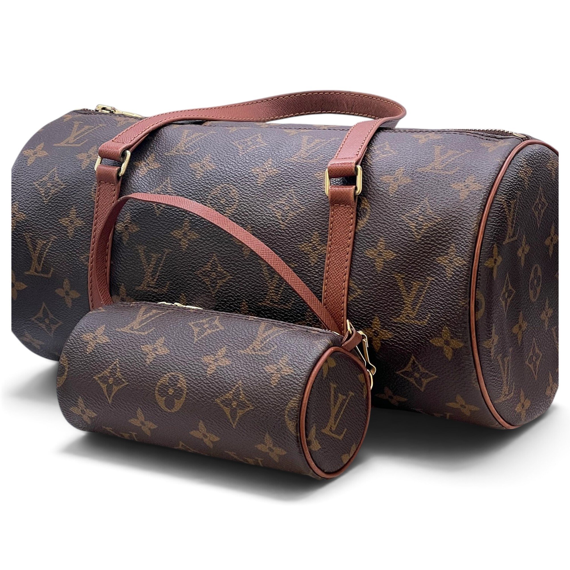 Papillon leather handbag
