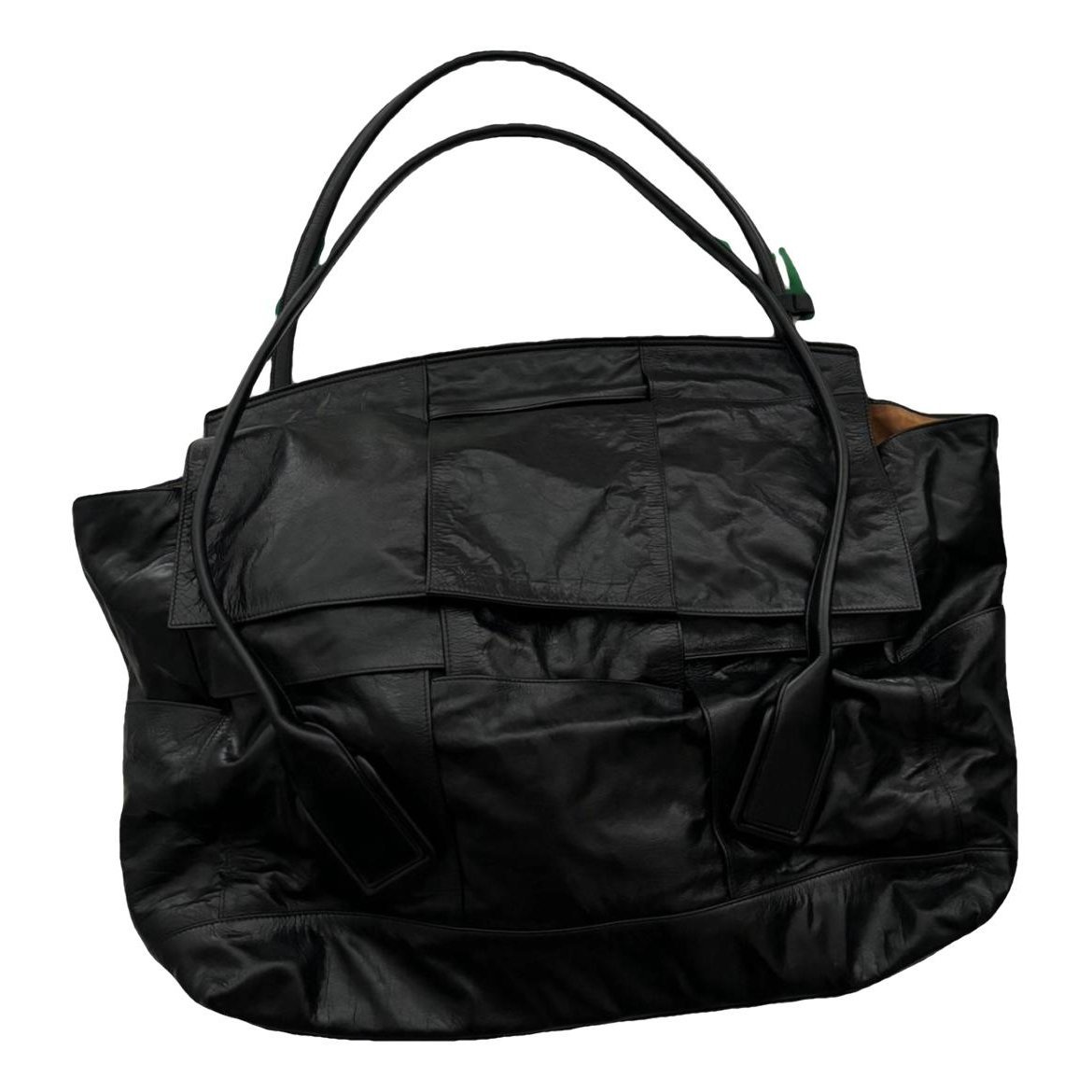 Leather travel bag