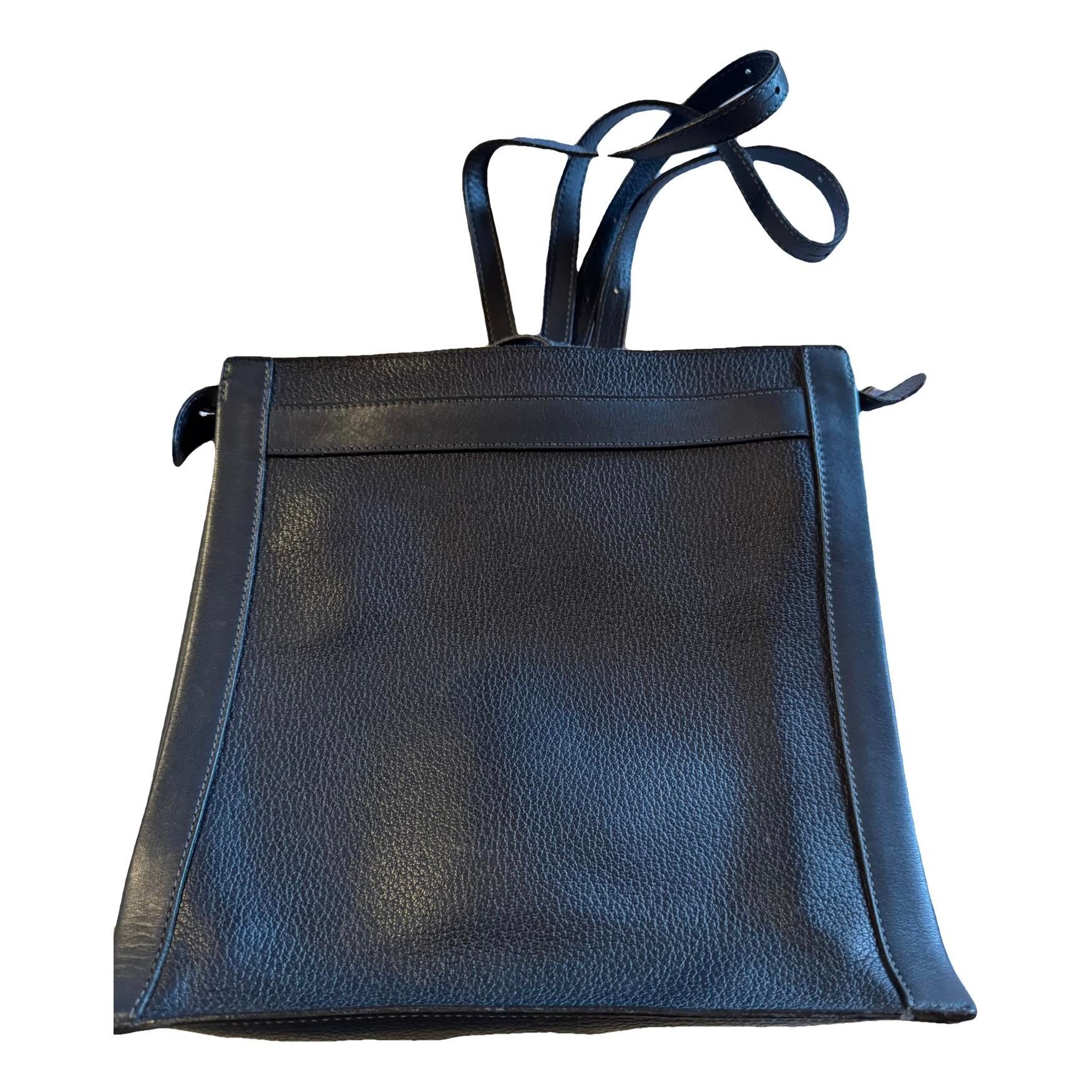 Leather backpack