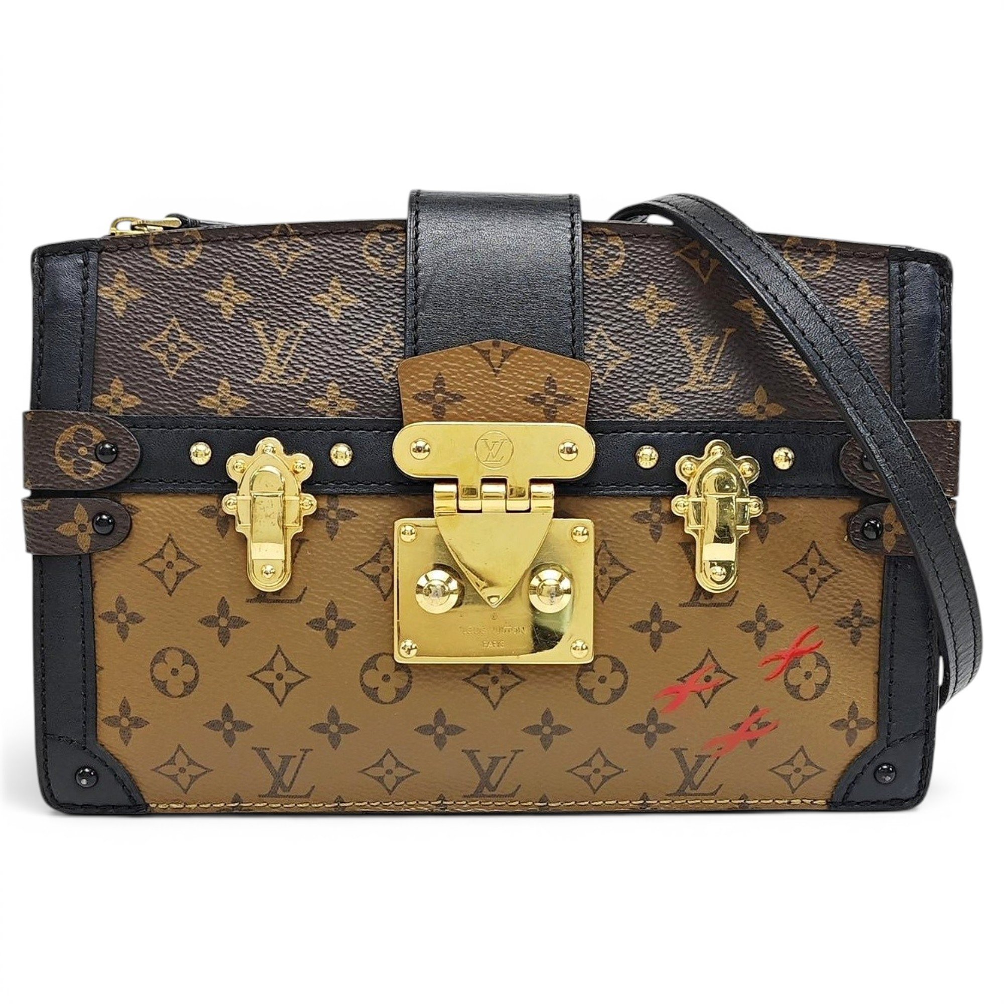 City Trunk leather handbag