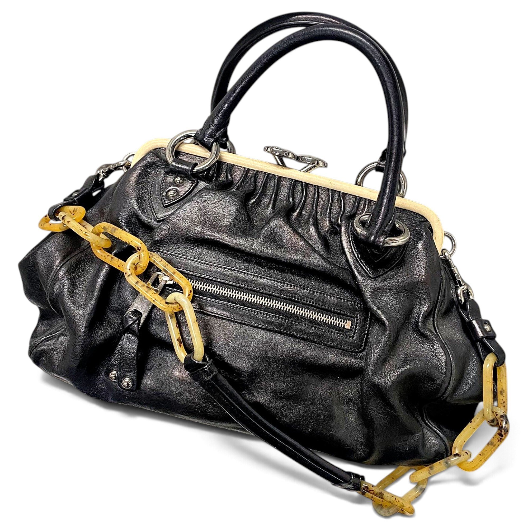 Stam leather handbag