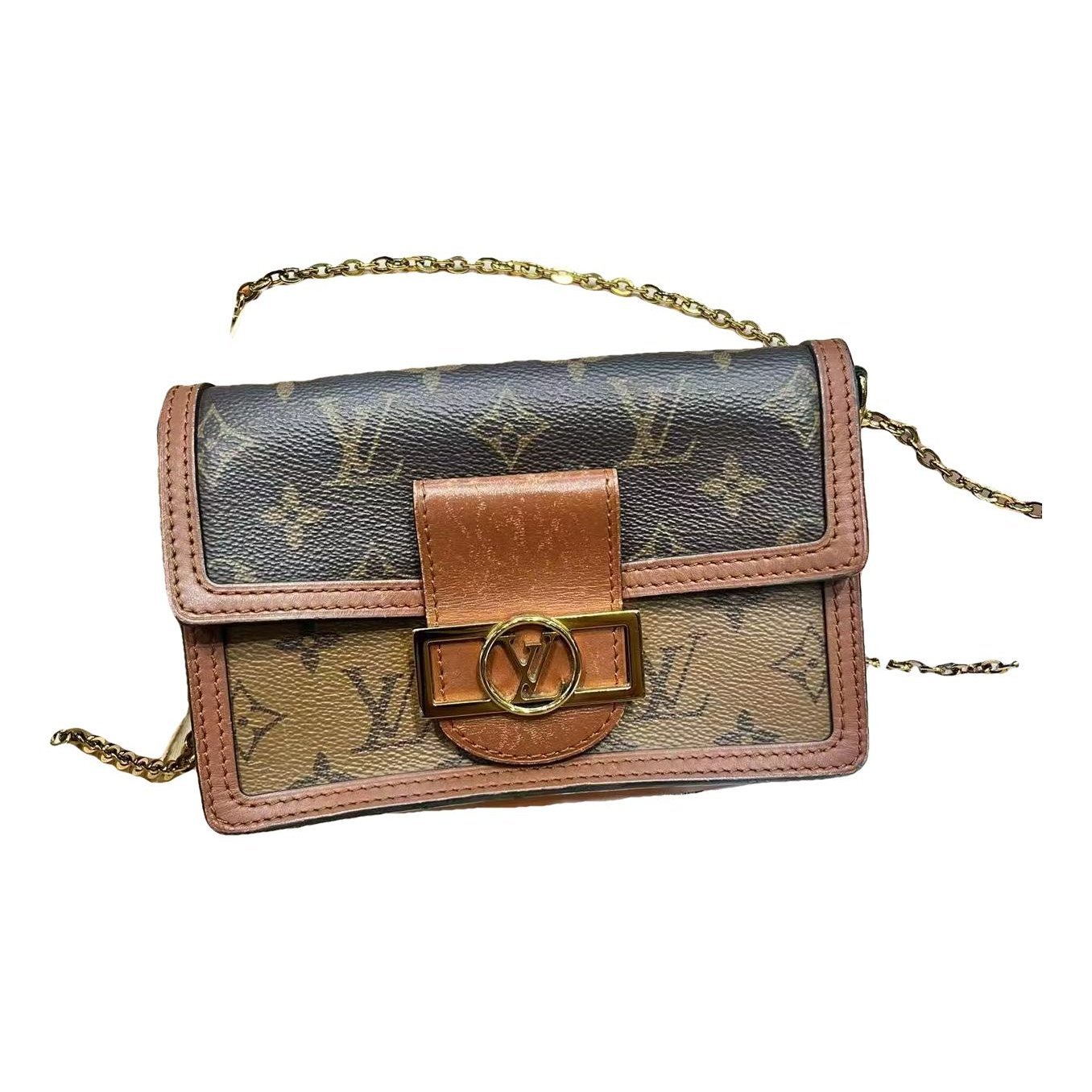 Dauphine leather handbag