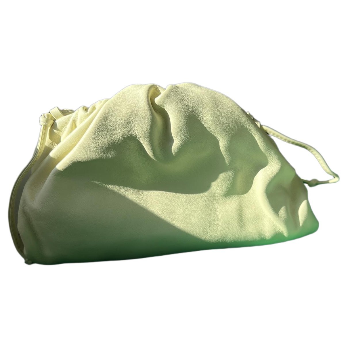 Pouch leather handbag