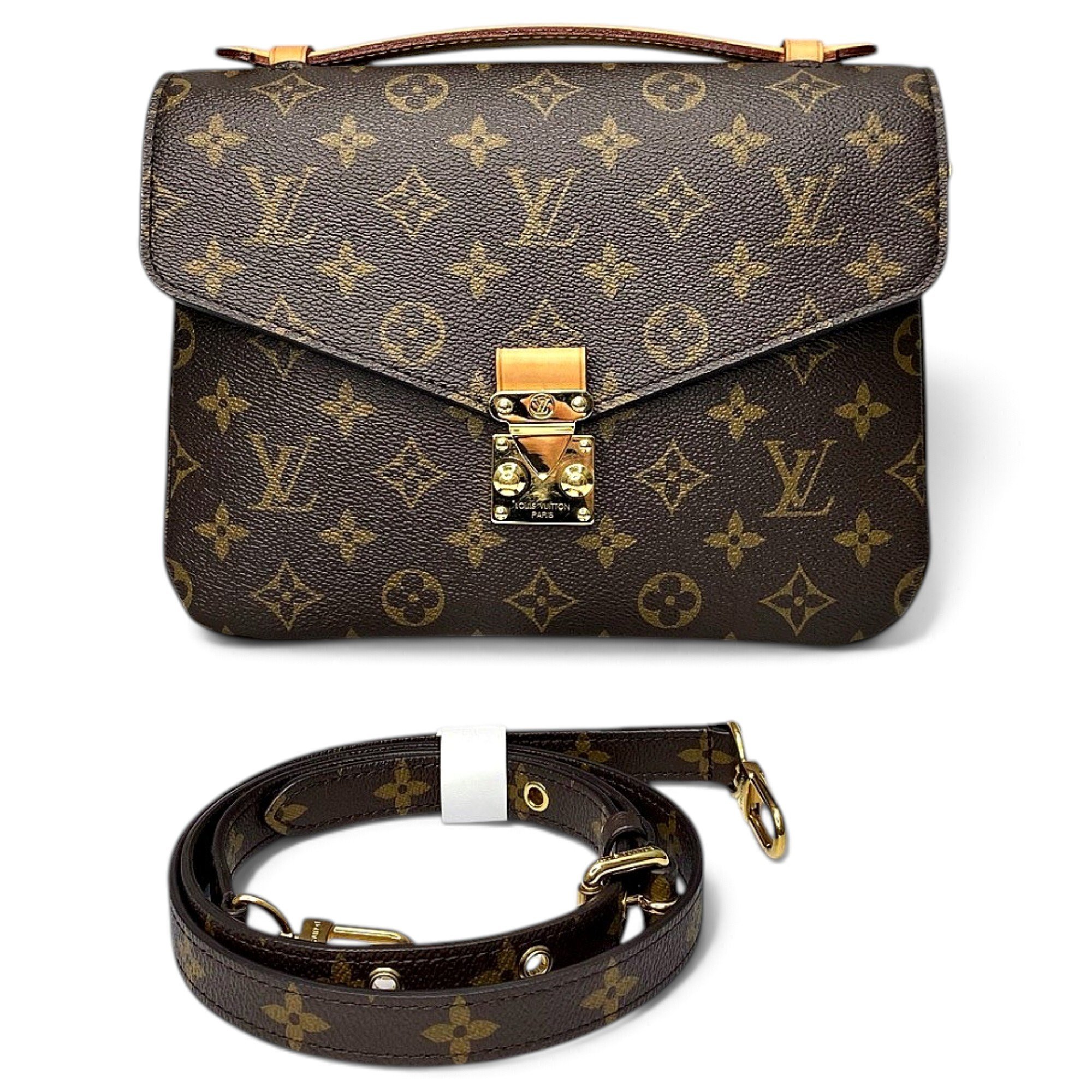Metis East West leather crossbody bag