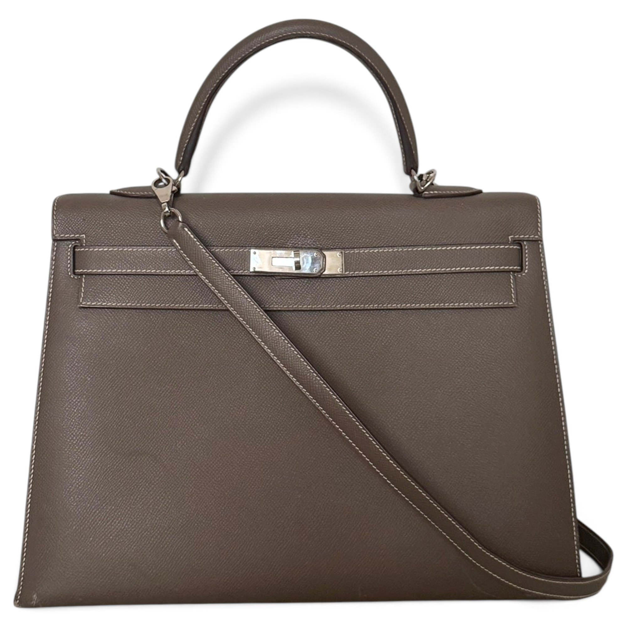 Kelly 35 leather handbag