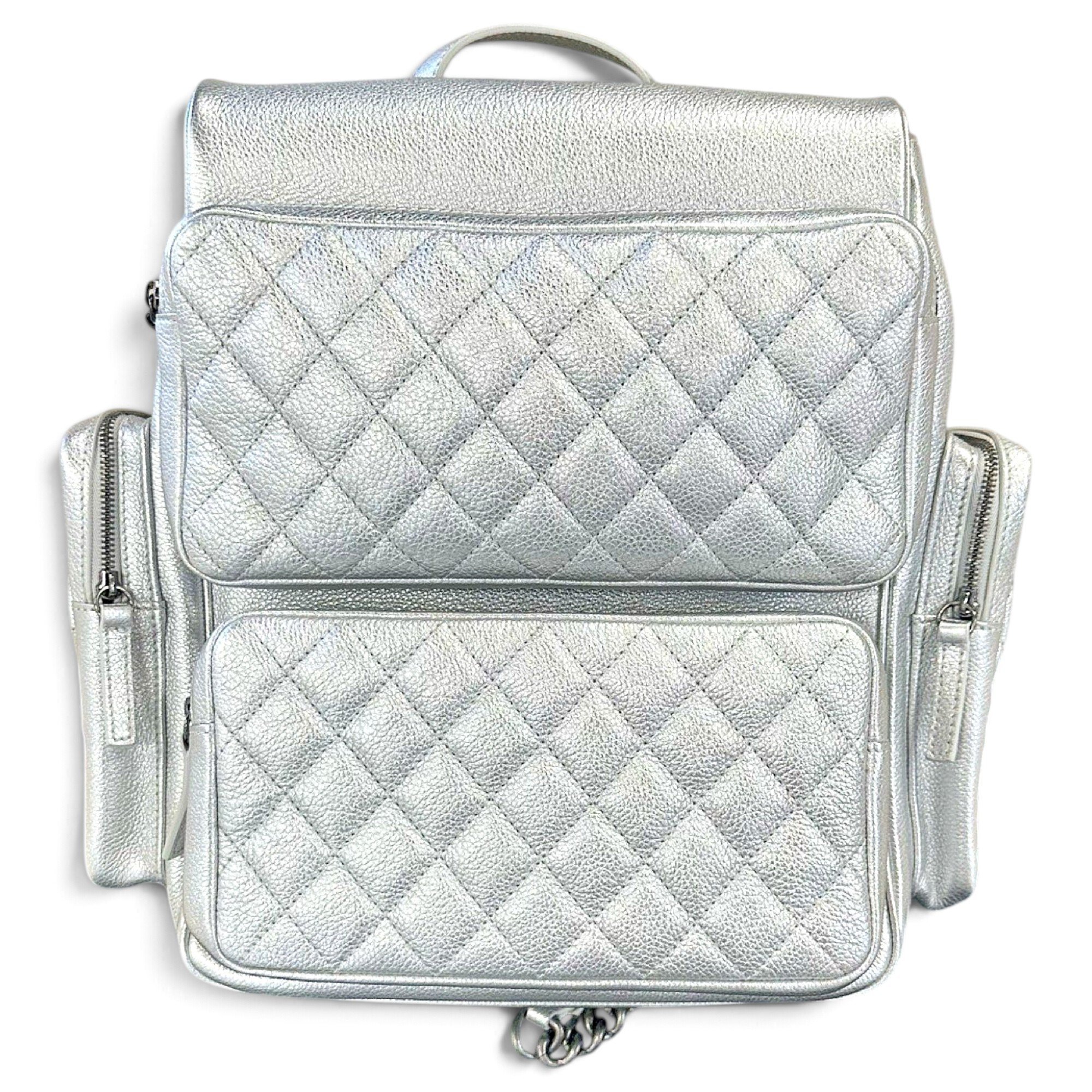 Leather backpack