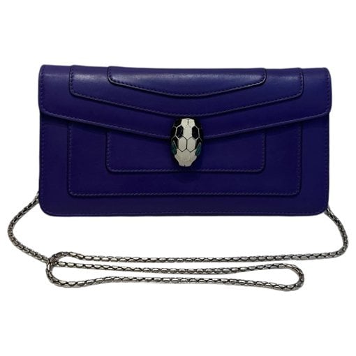 Serpenti leather handbag