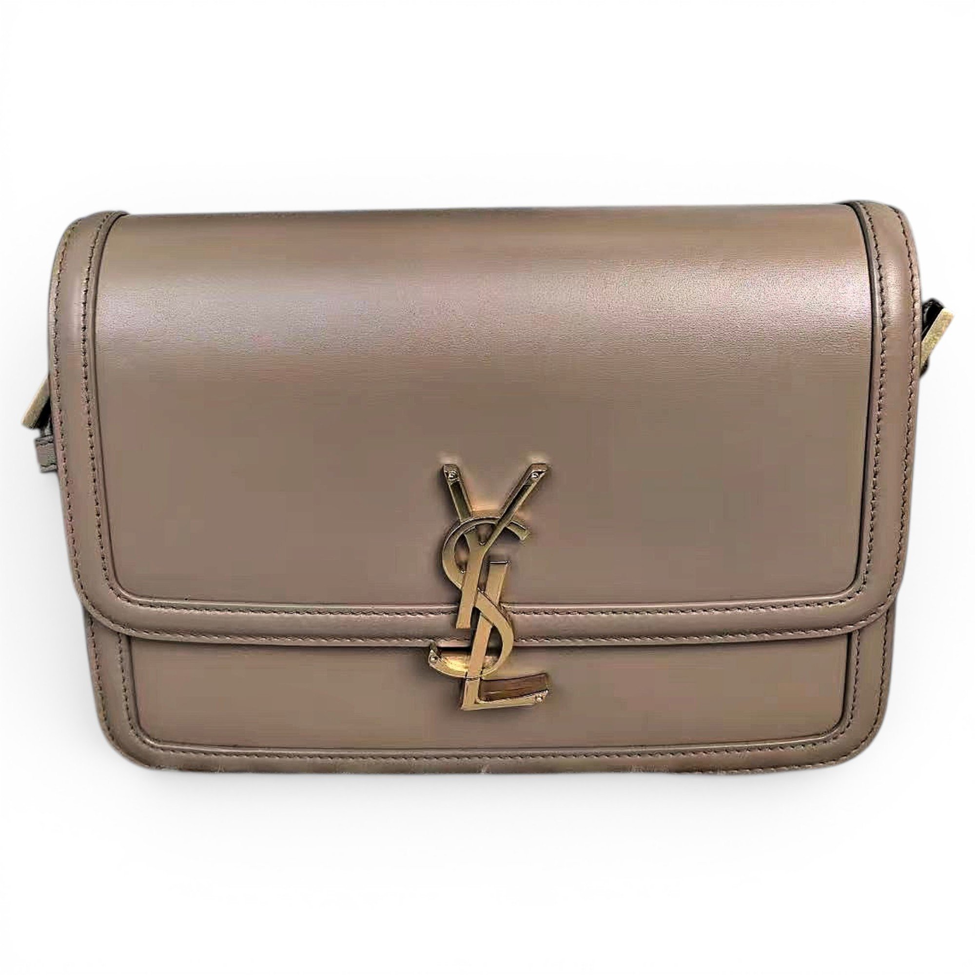 Solférino leather handbag