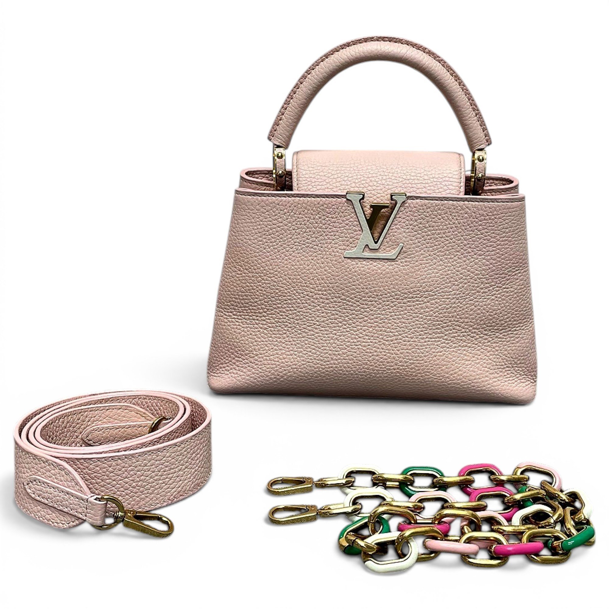 Capucines leather handbag
