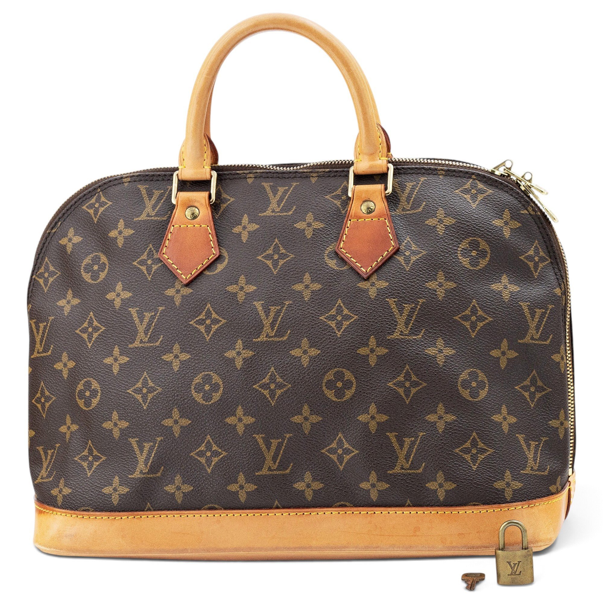 Alma leather handbag