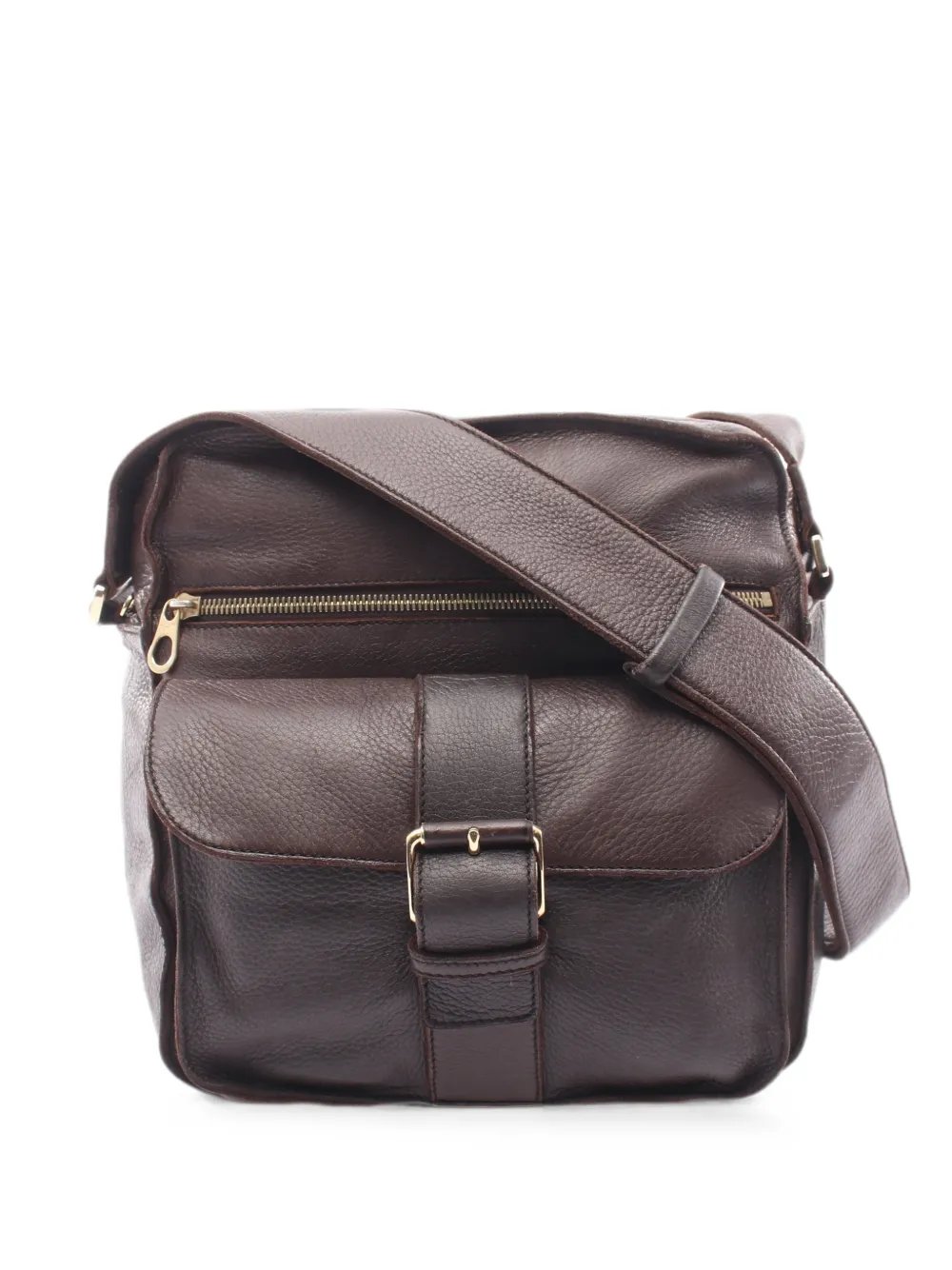 2000s buckle-strap shoulder bag