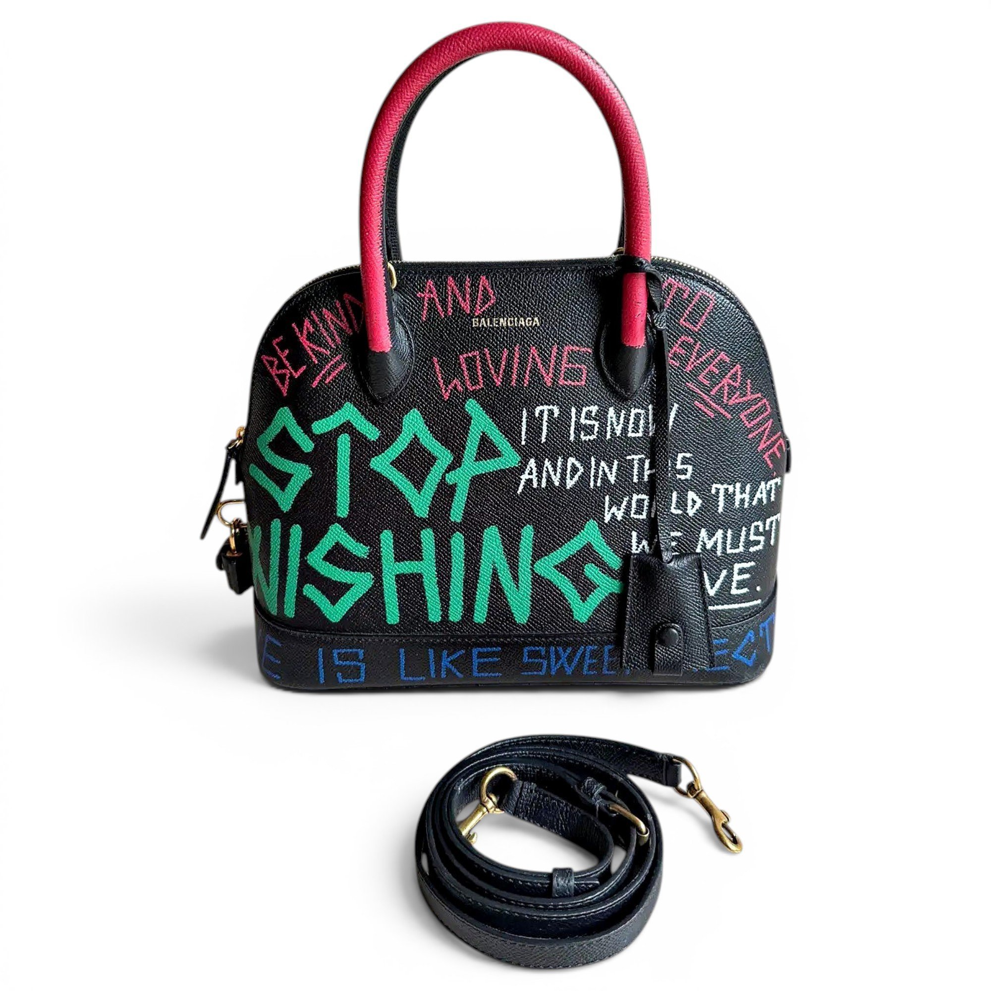 Ville Top Handle leather handbag