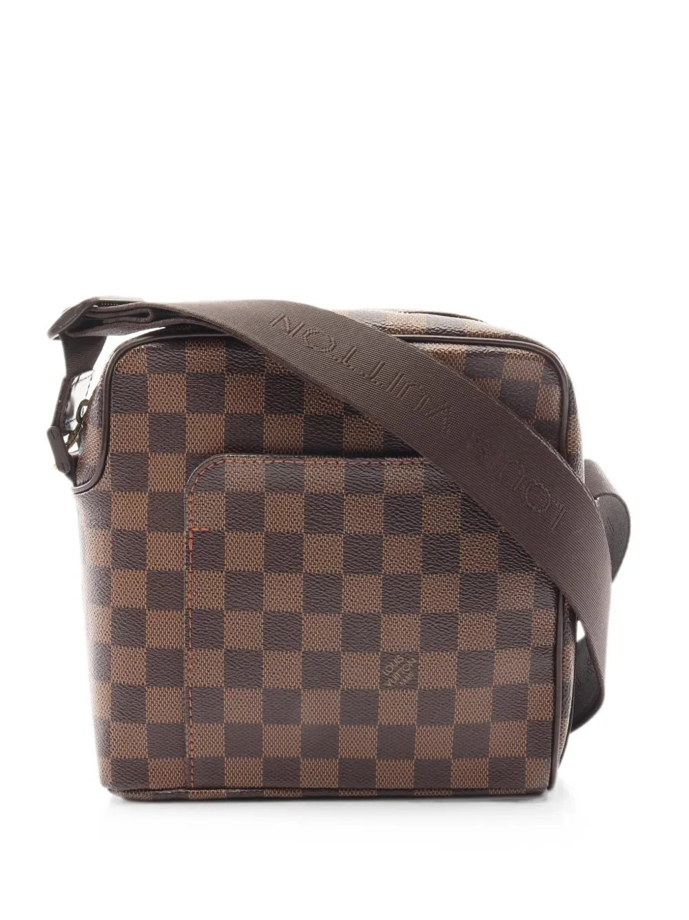 2005 Olaf PM Damier Ebene shoulder bag