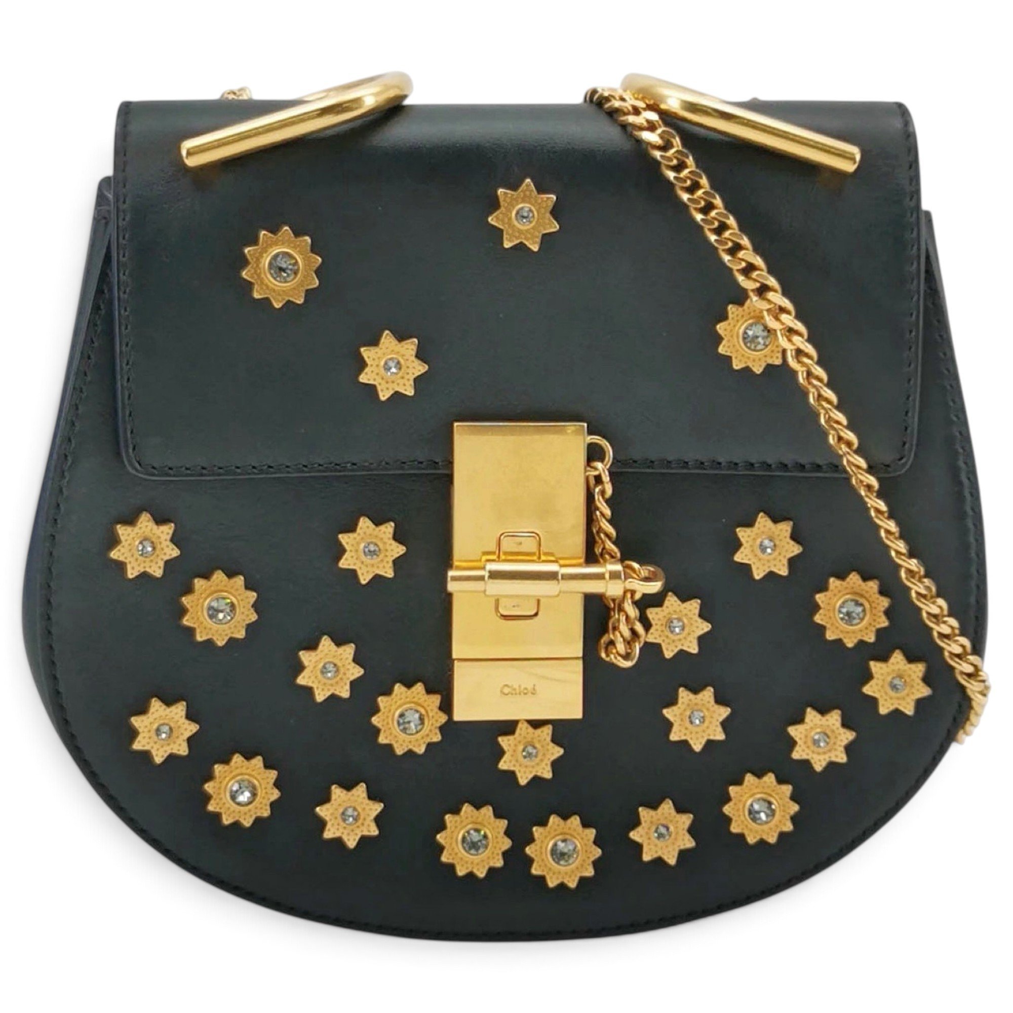 Drew leather crossbody bag