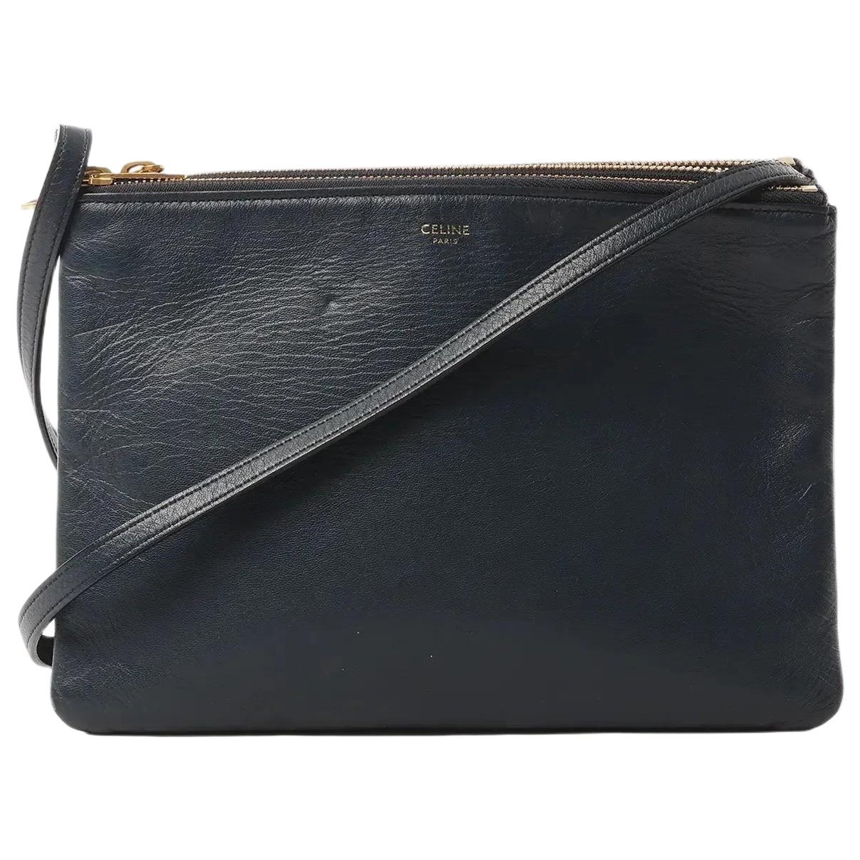 Trio leather crossbody bag