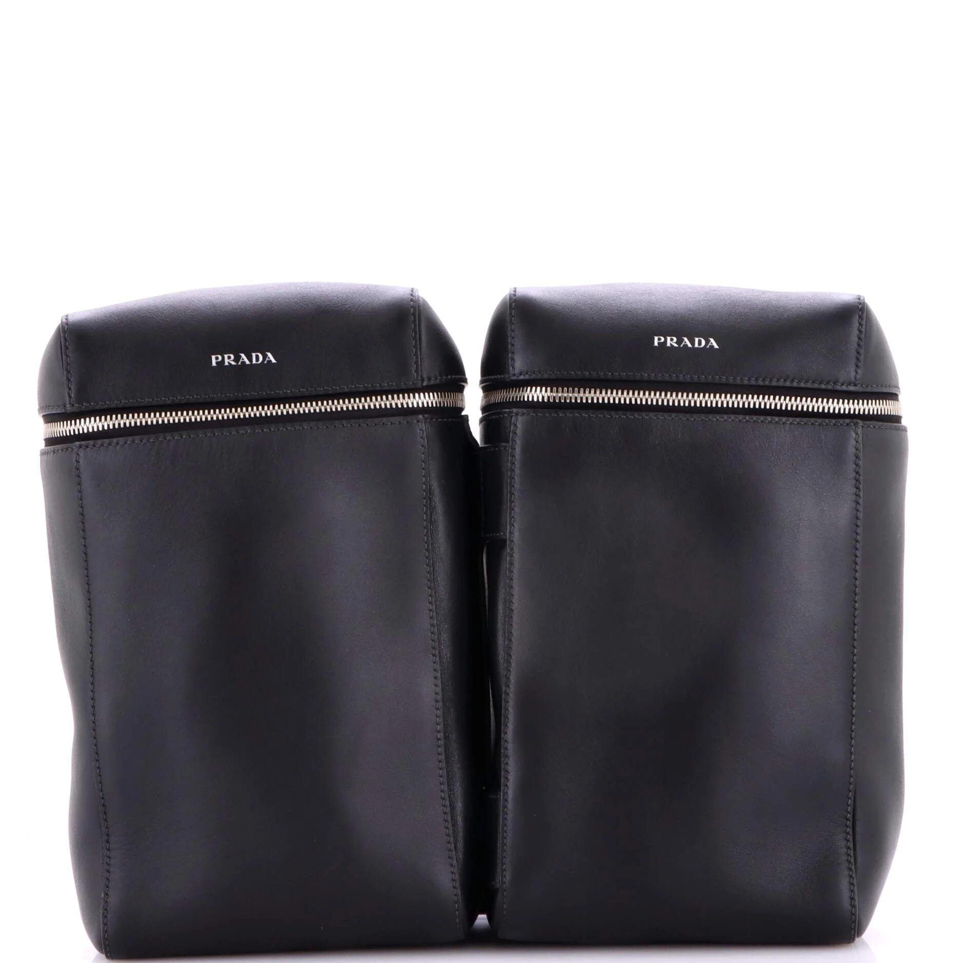 Leather backpack