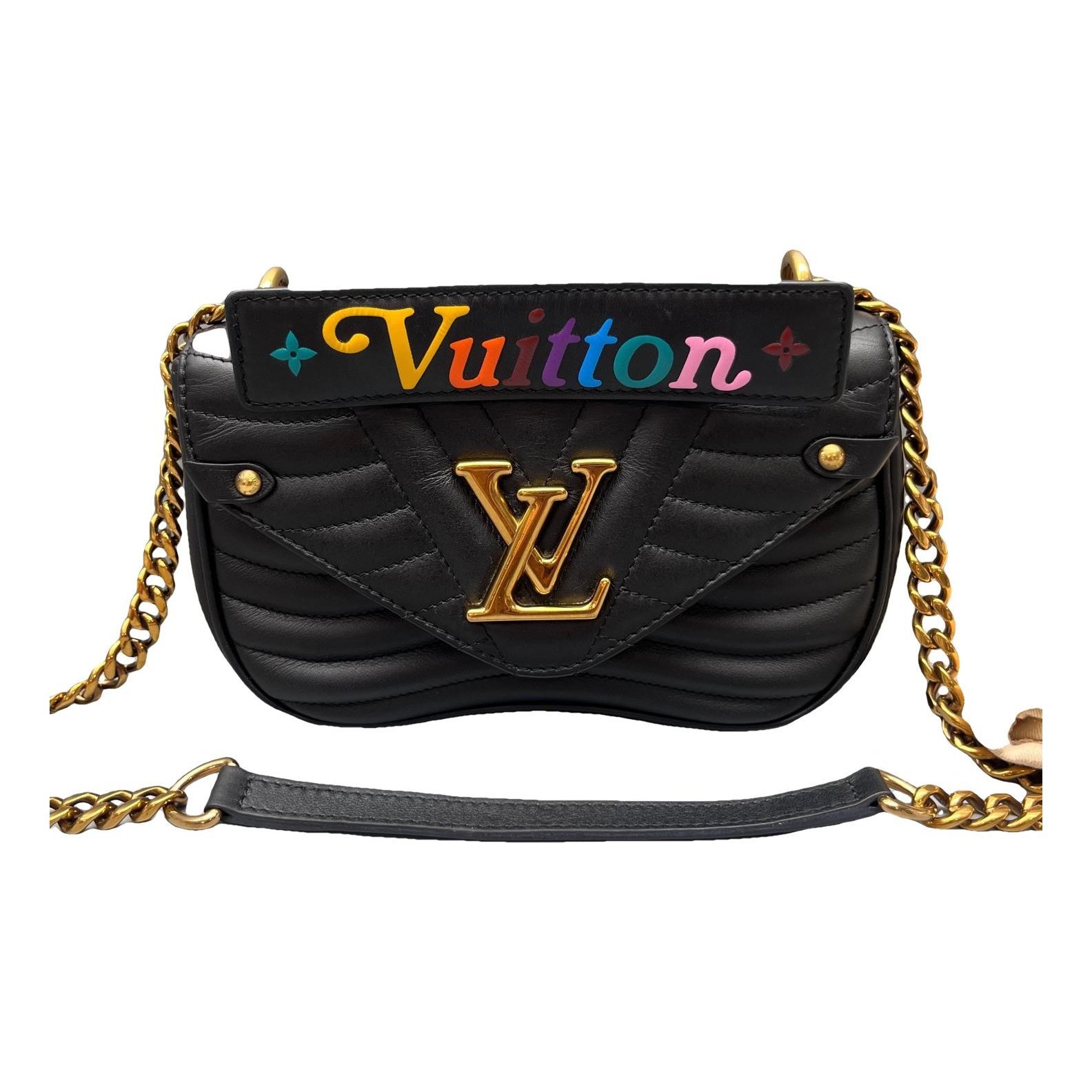 New Wave leather handbag