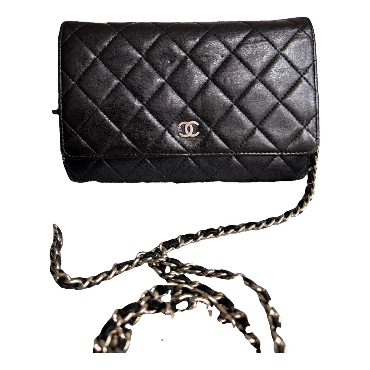 Wallet On Chain Timeless/Classique leather crossbody bag