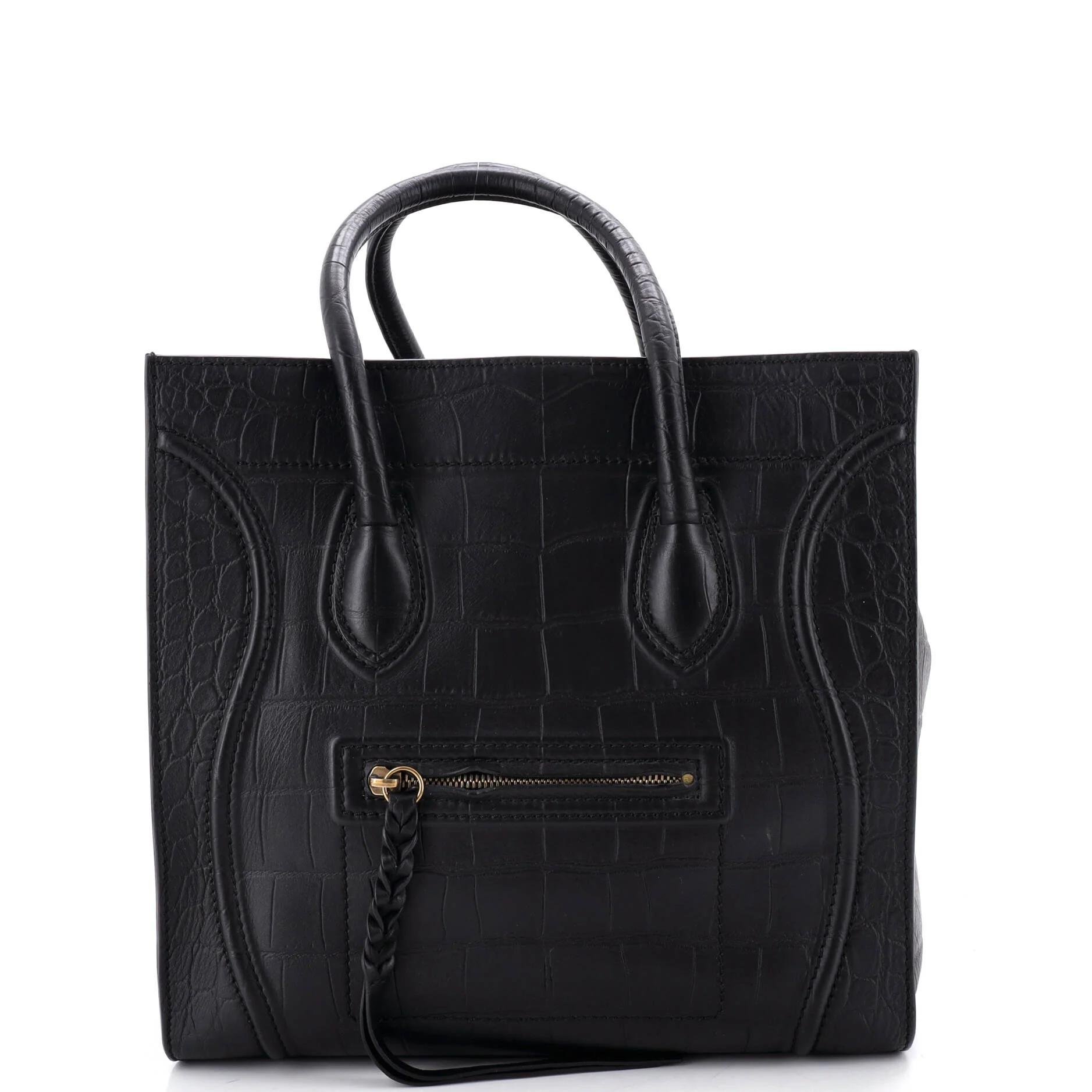 Leather tote